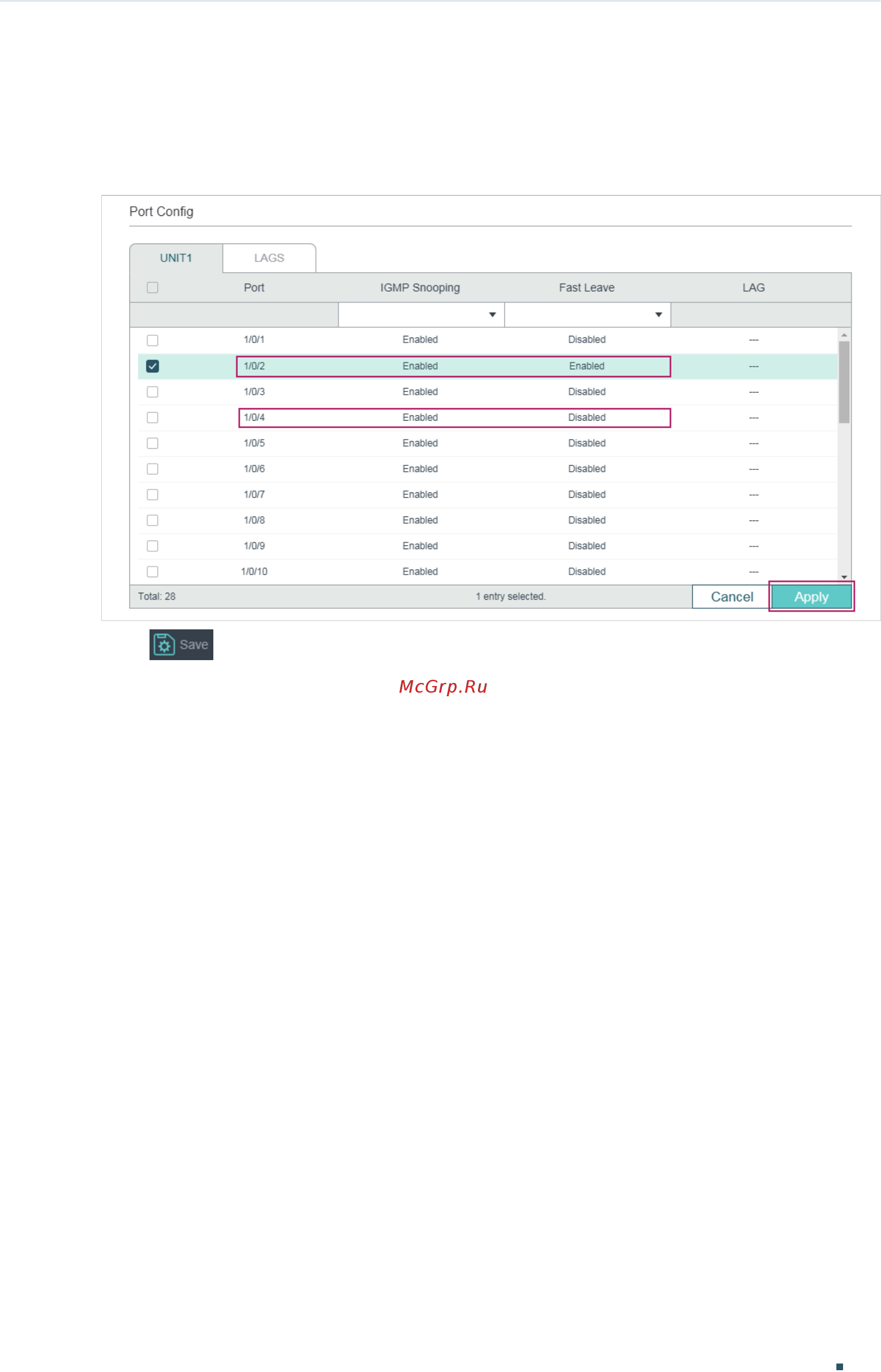 Tp-Link T2600G-18TS V2 [402/1124] Using the cli