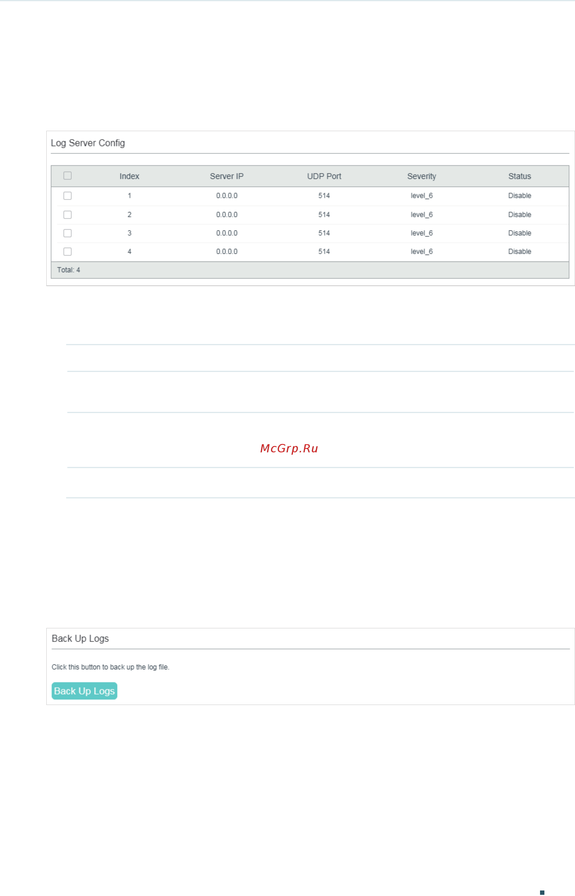 Tp-Link T2600G-28MPS V4 [1113/1124] Backing up the logs