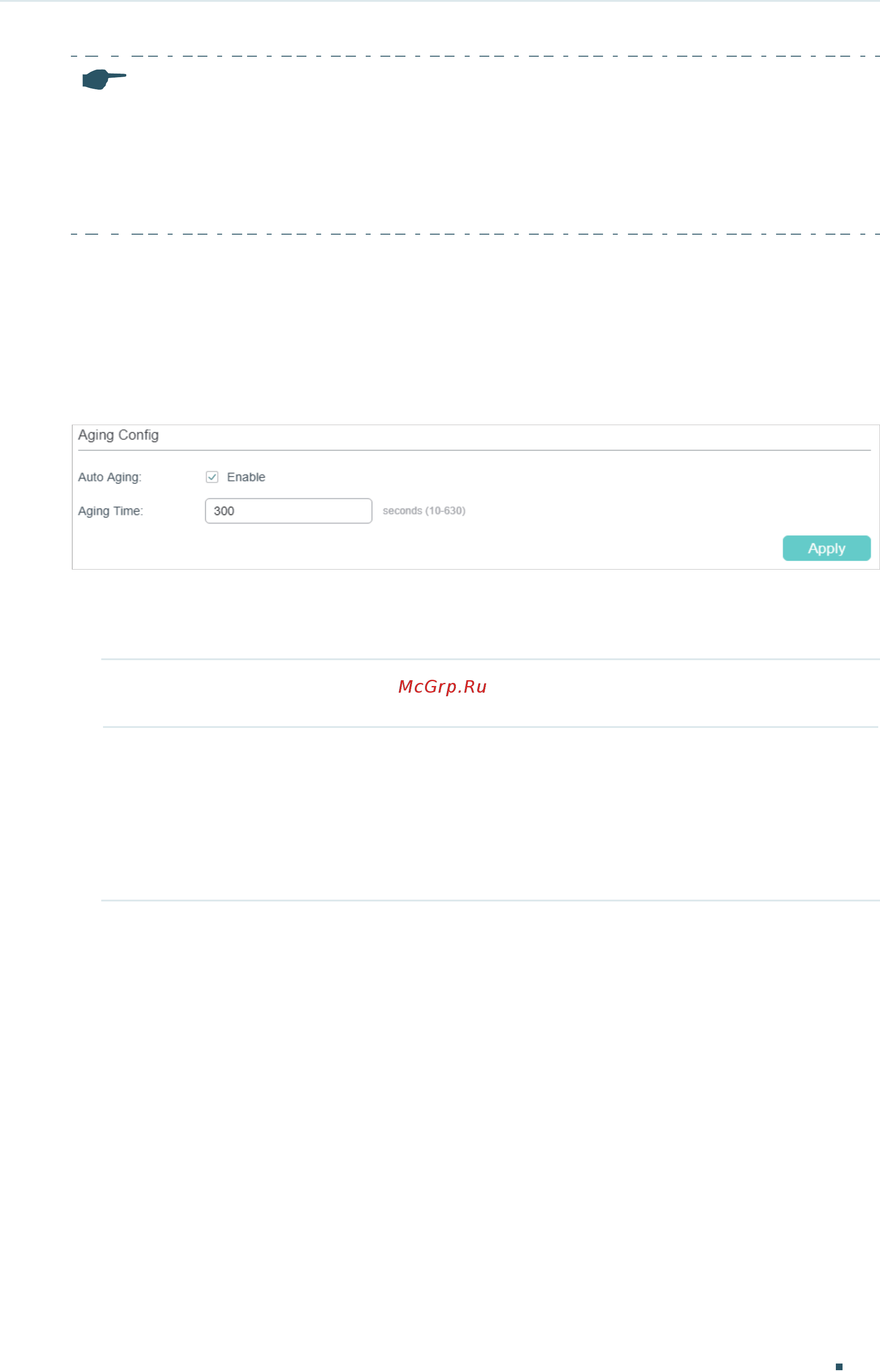 Tp-Link T2600G-28MPS V4 [179/1124] In the aging config section enable auto aging and enter your desired length of time