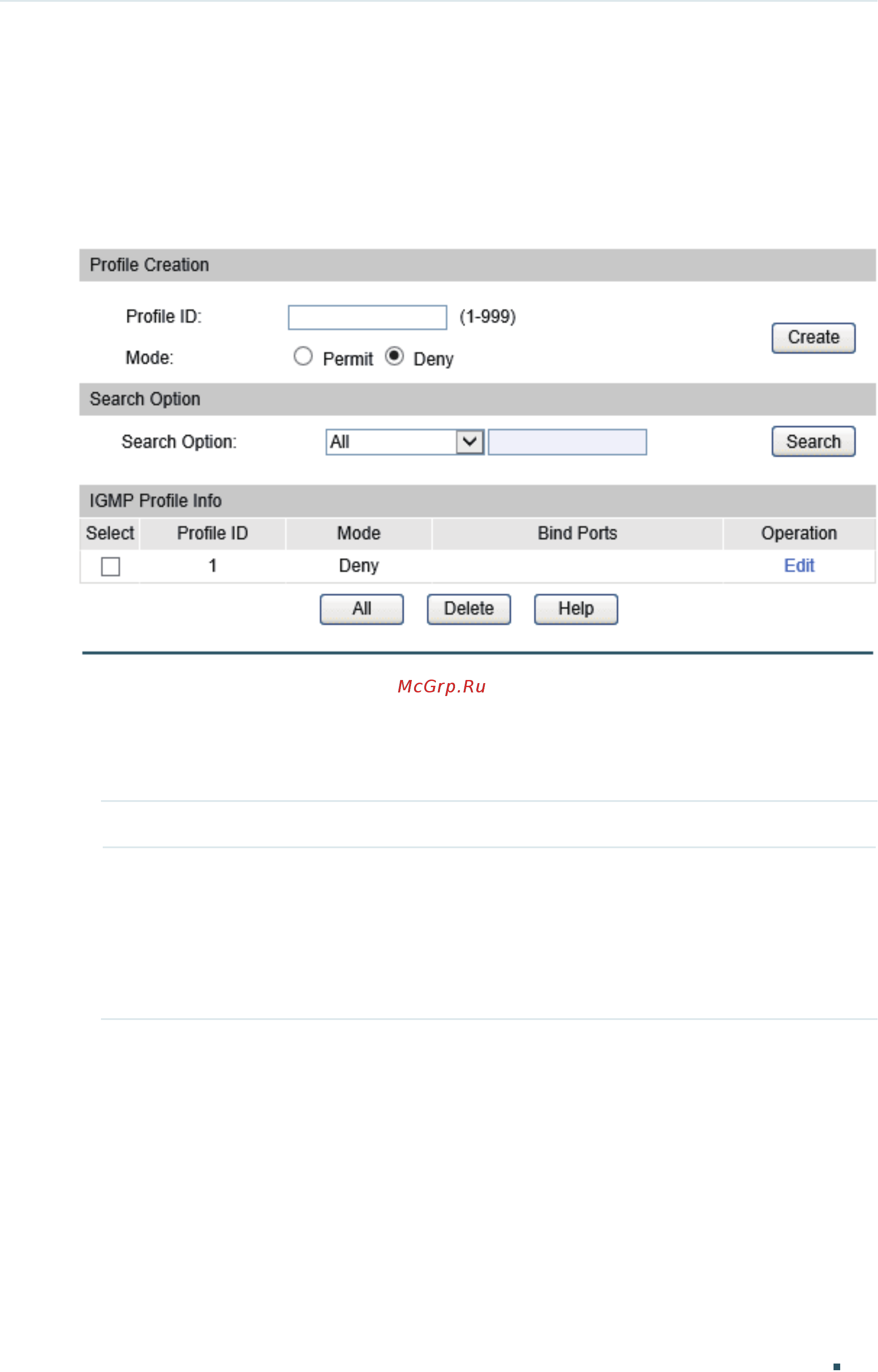Tp-Link T2600G-28MPS V2 [438/1027] Configuring igmp profile