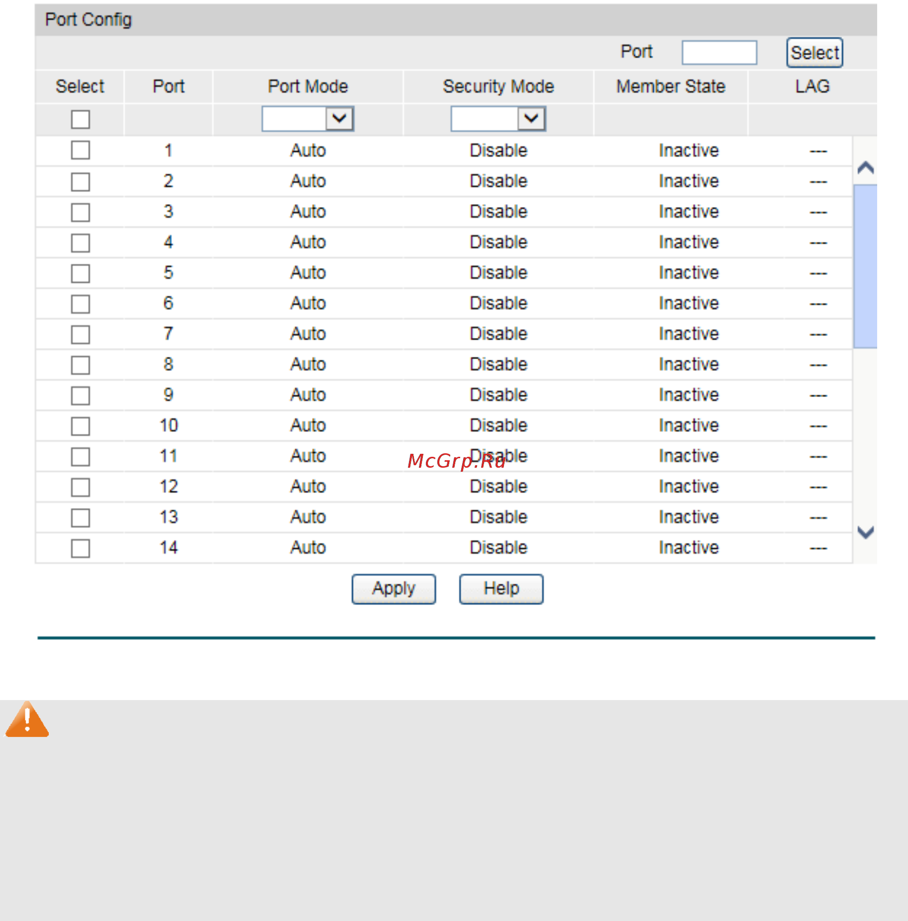 Tp-Link T2500-28TC V2 [210/342] Port config