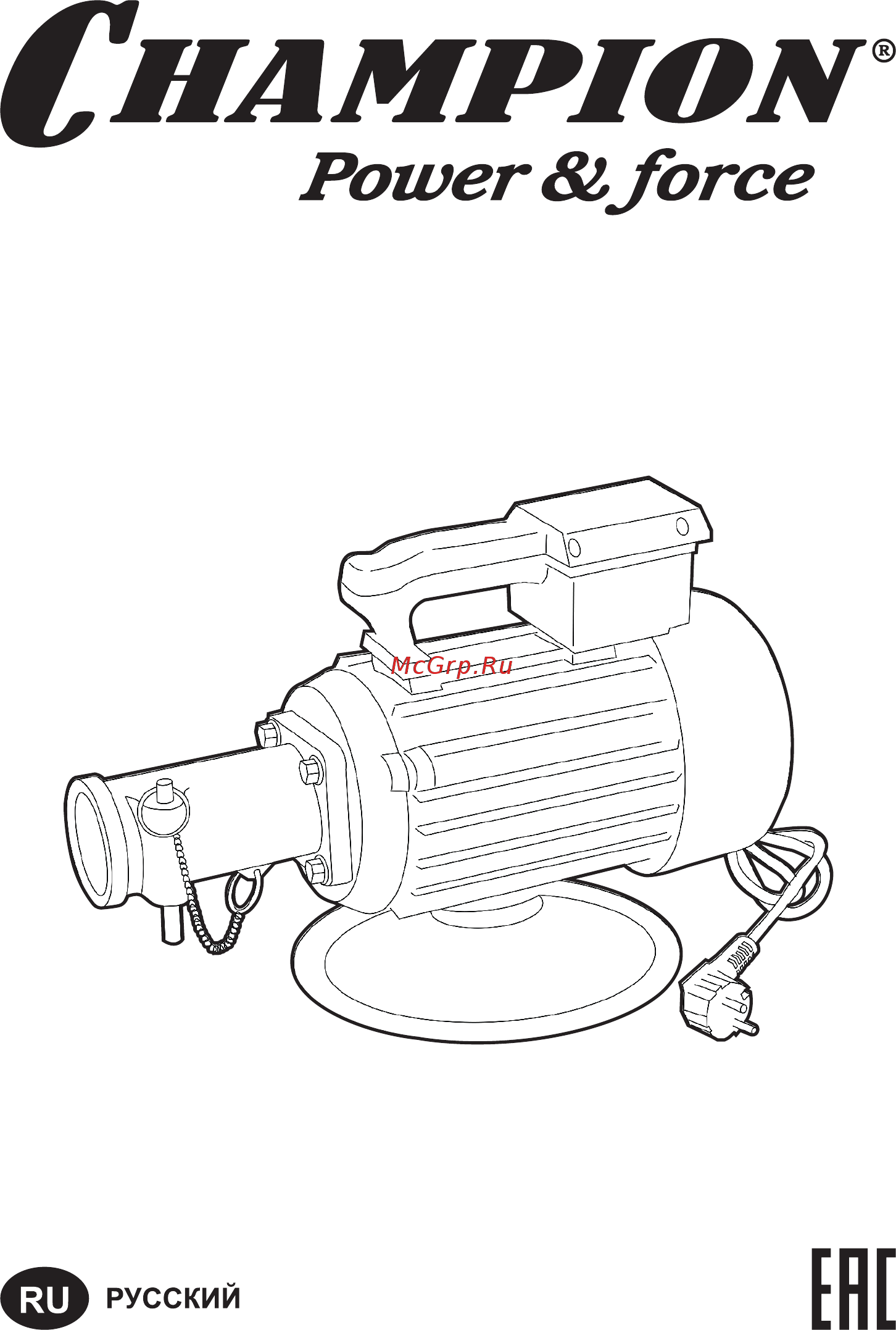 Champion ECV2200 Руководство пользователя онлайн