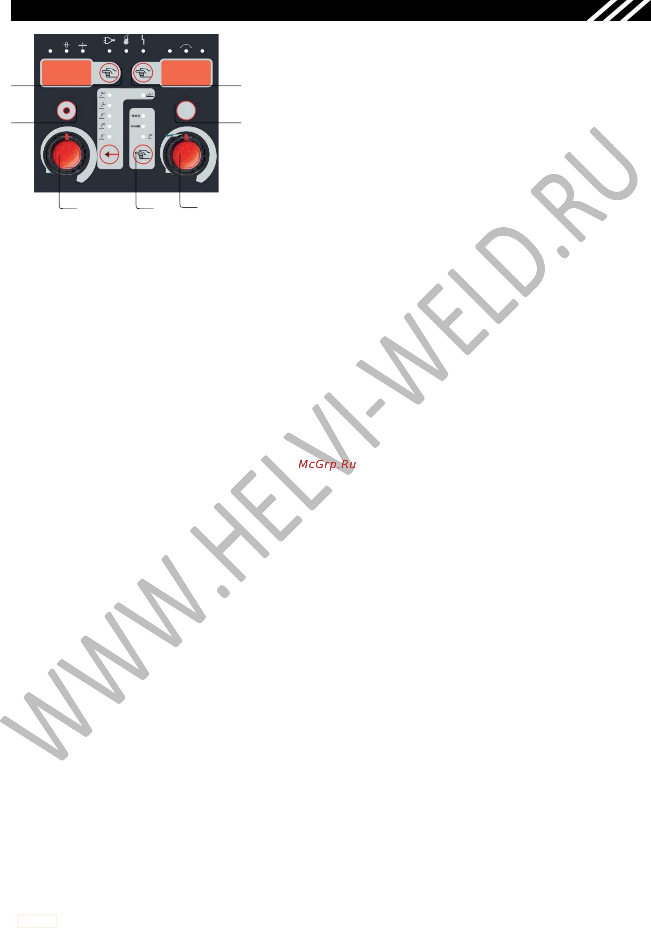 Helvi Maxitech 360C [28/38] Mig сварка в импульсе от устройства подачи