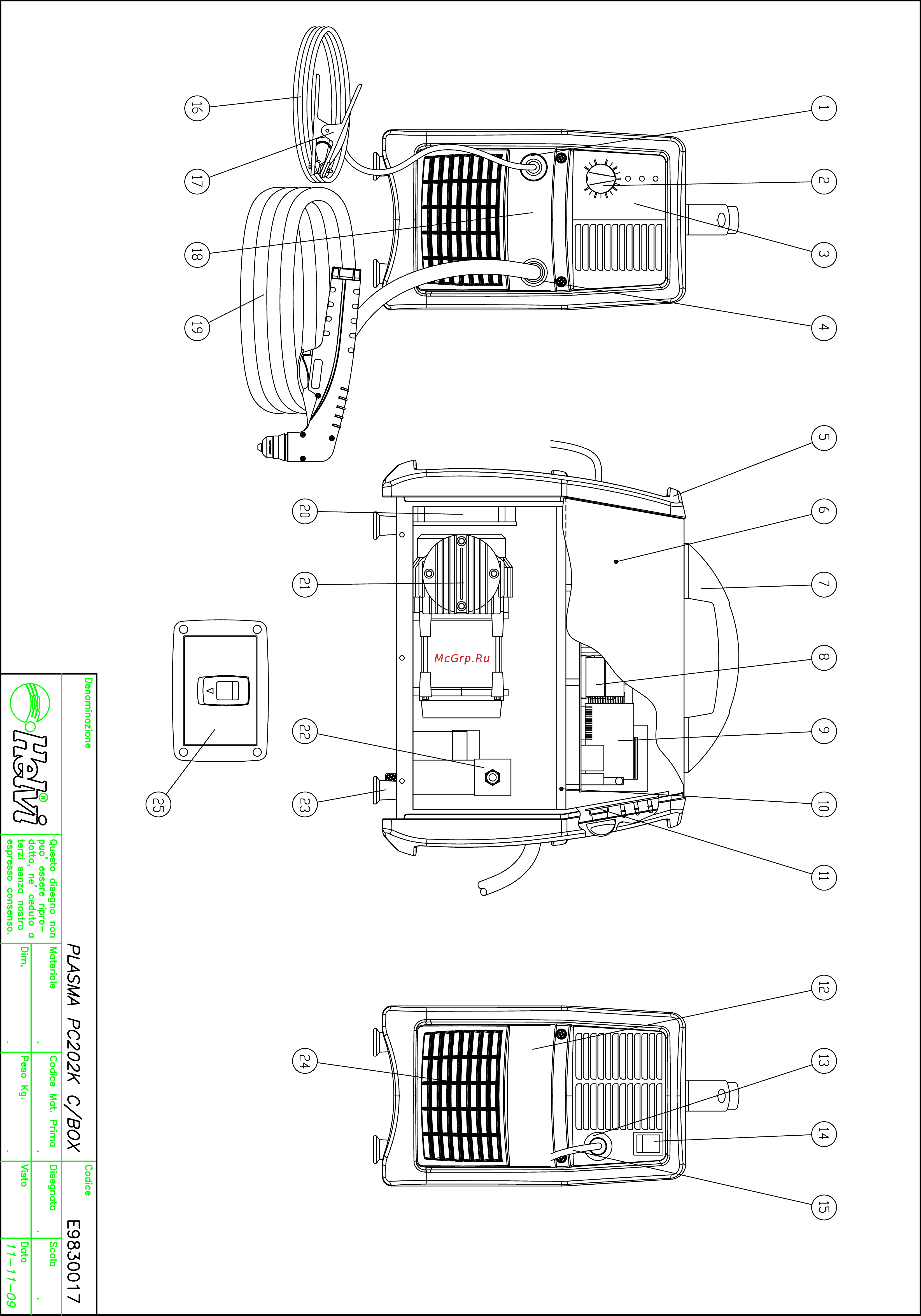 Helvi Combi PC202K Деталировка онлайн [2/3] 394384