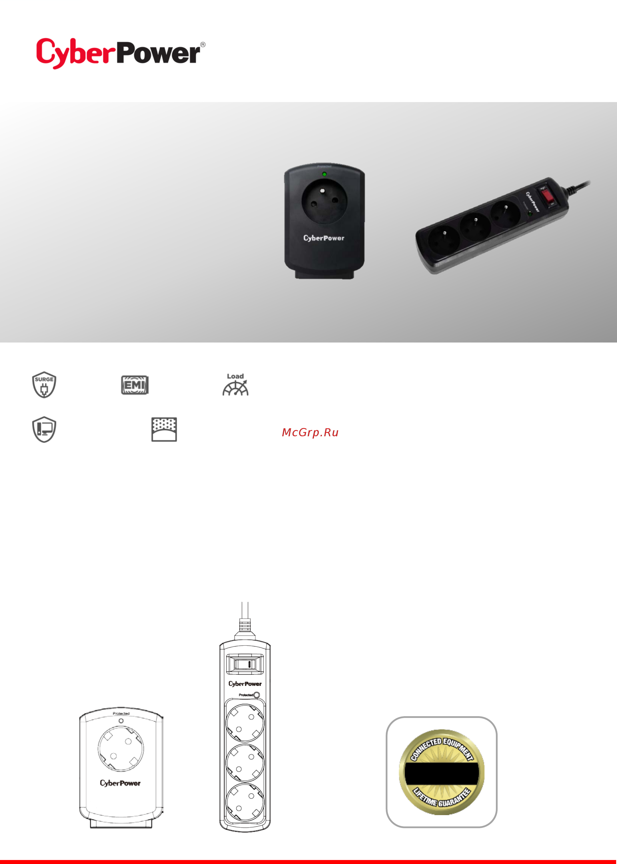 Cyberpower B0310SA0 Техническое описание онлайн