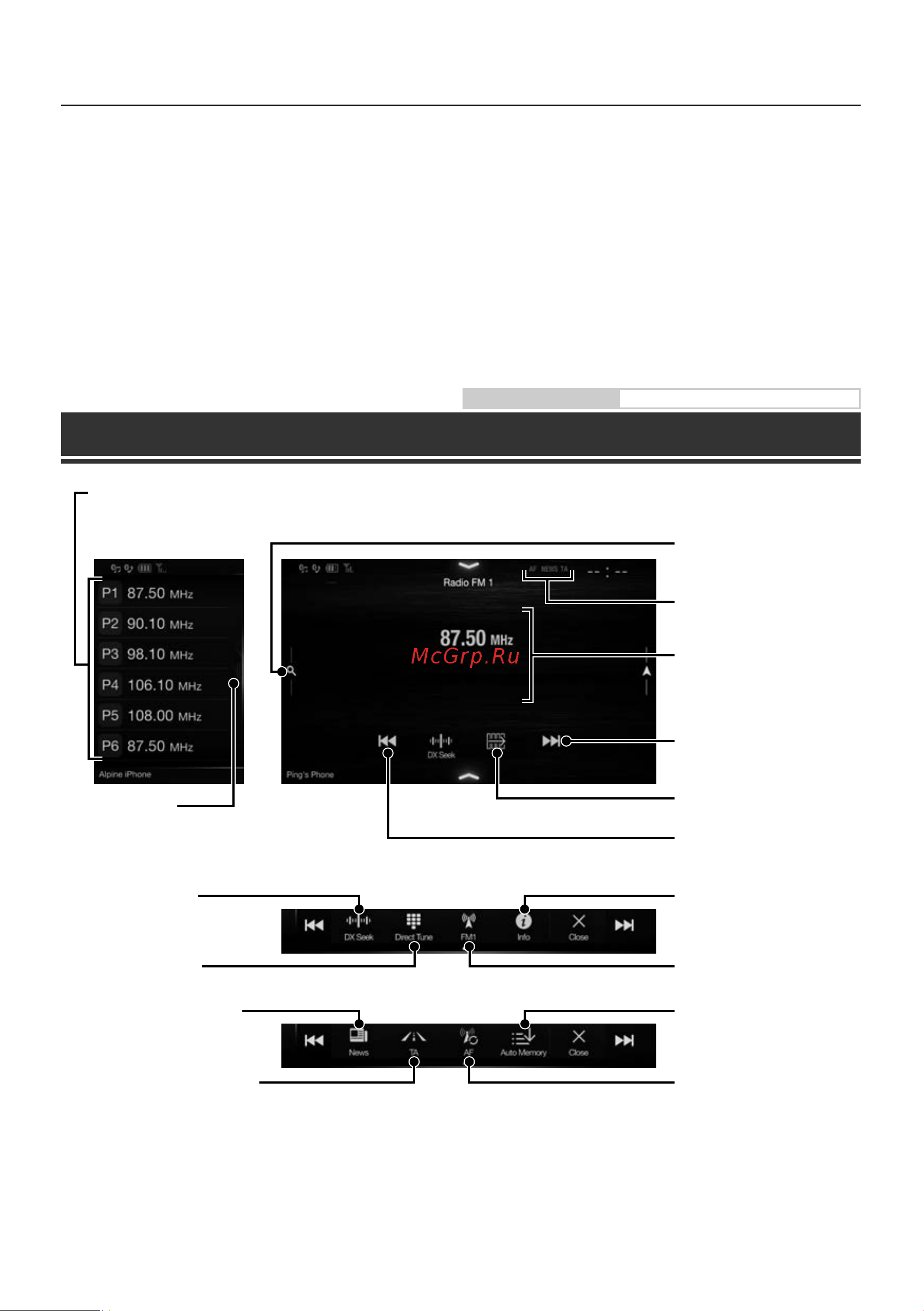 Alpine INE-W710D [10/165] Radio rds operation