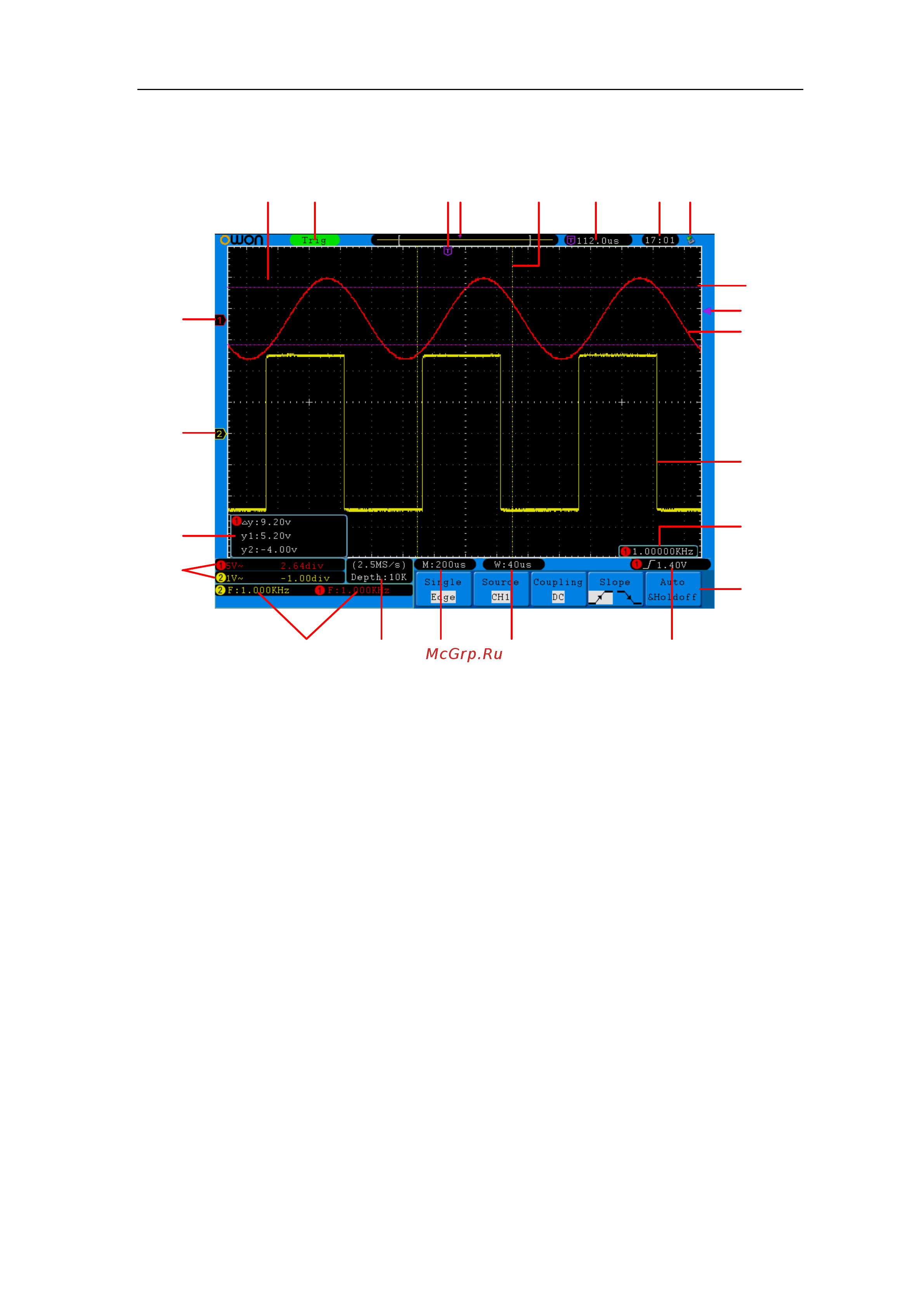 Owon SDS7072E(V) [15/105] User interface introduction