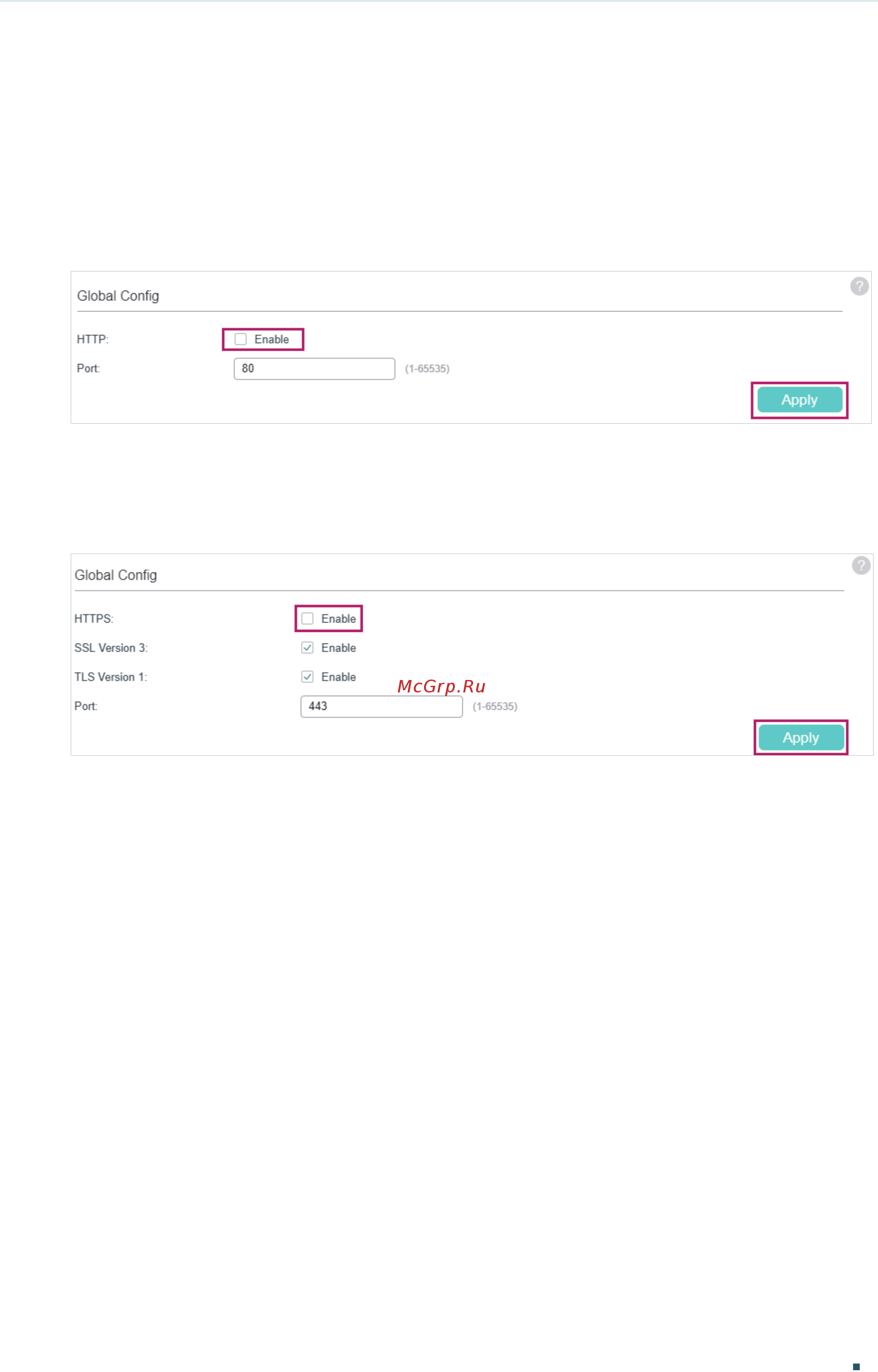 Tp-Link T1600G-52TS V4 [32/958] Disable the web server