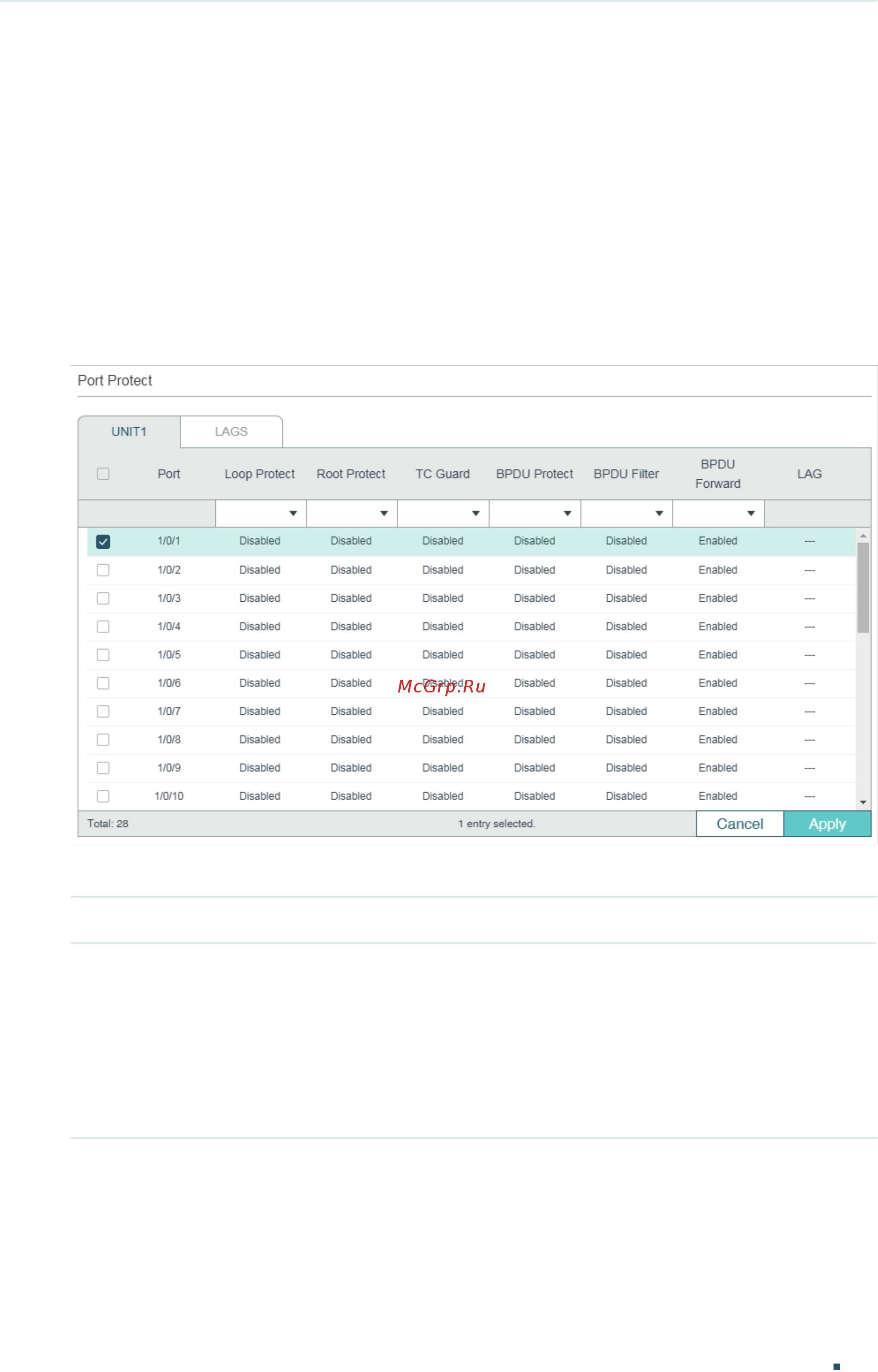 Tp-Link T1600G-52PS V4 [361/958] Stp security configurations