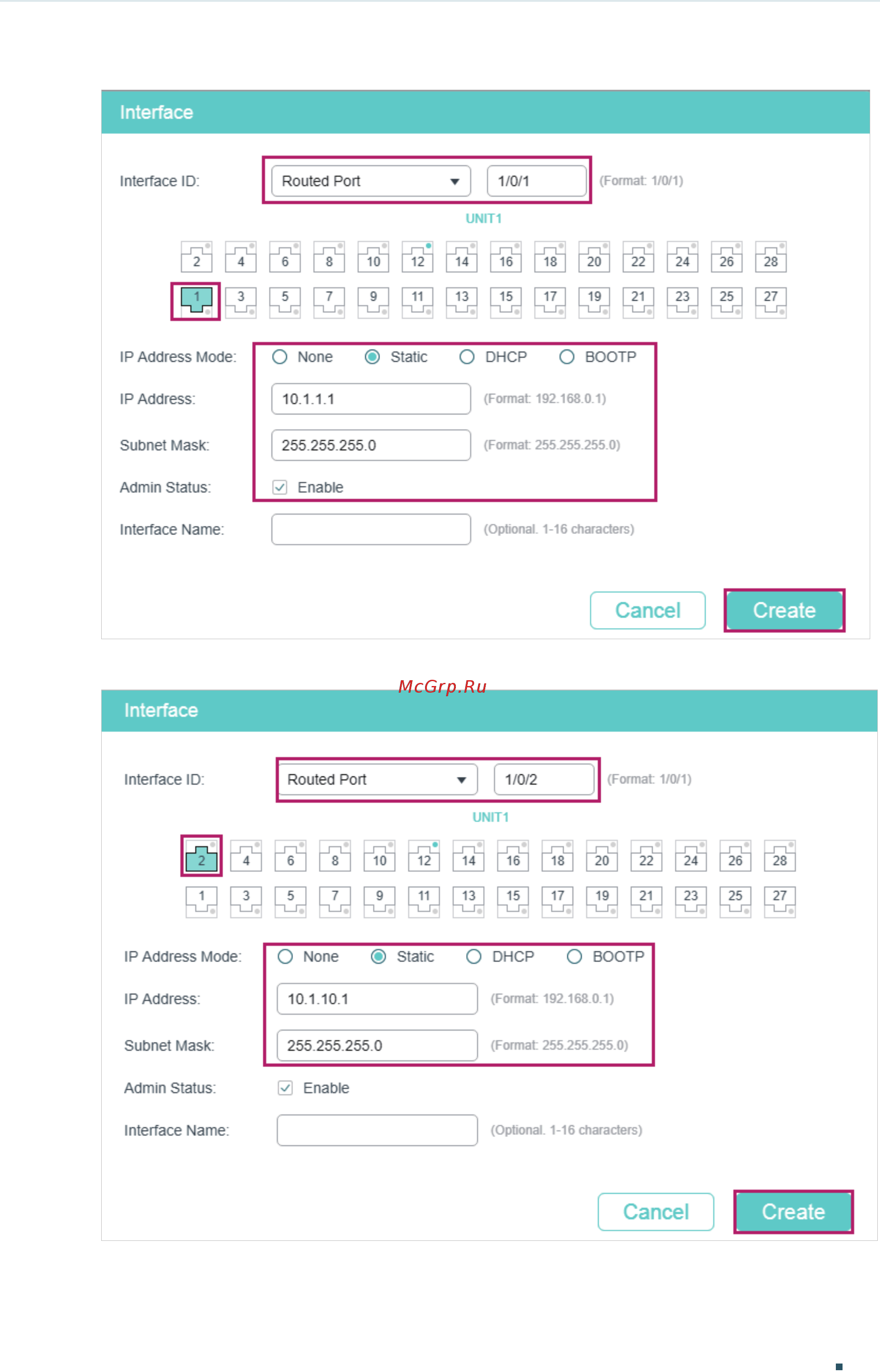 Tp-Link T1600G-52TS V4 [451/958] Ipv4 static routing to load the following page add a static routing entry with the destination as 10 the subnet