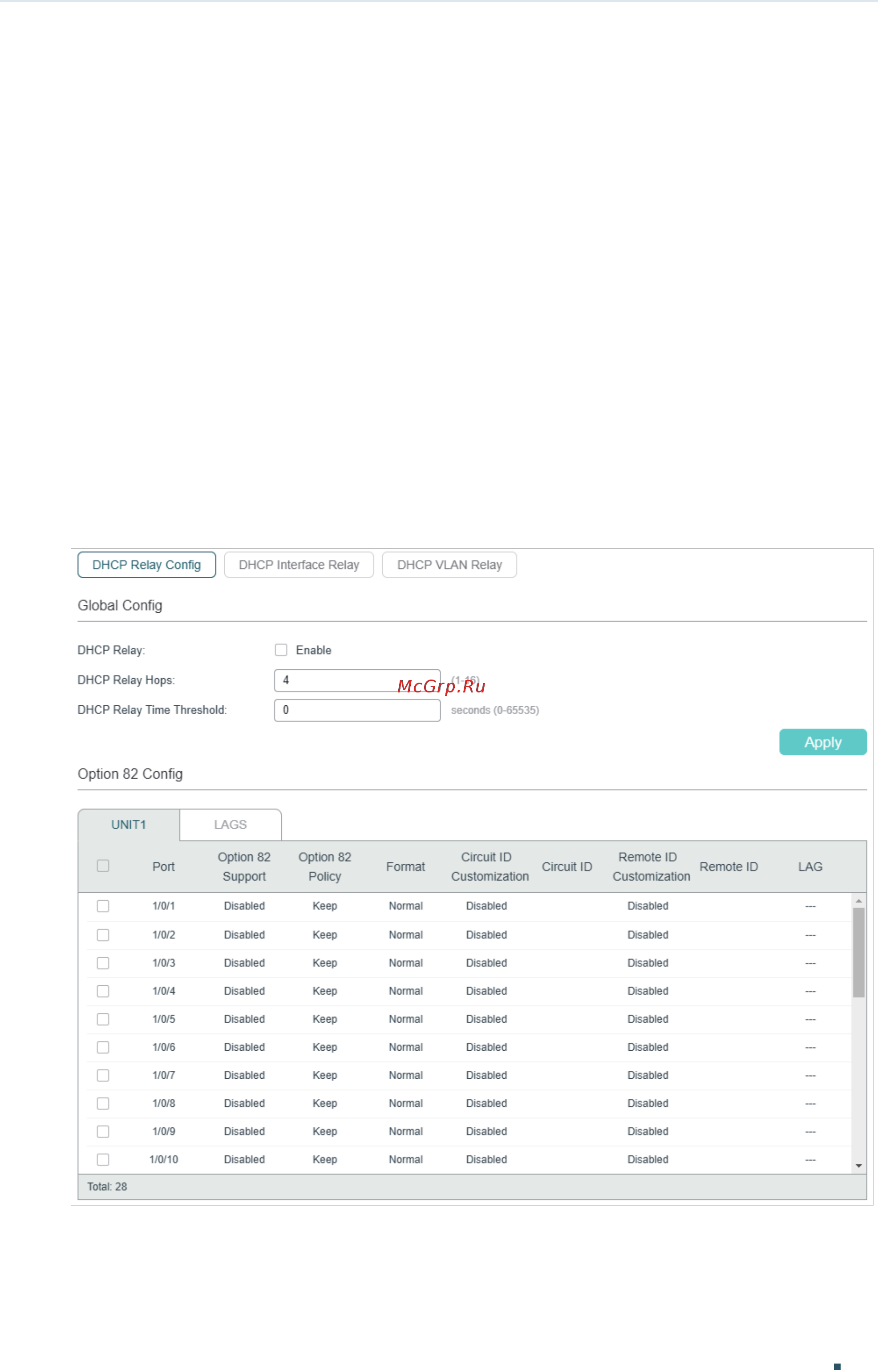 Tp-Link T1600G-52TS V4 [474/958] Using the gui