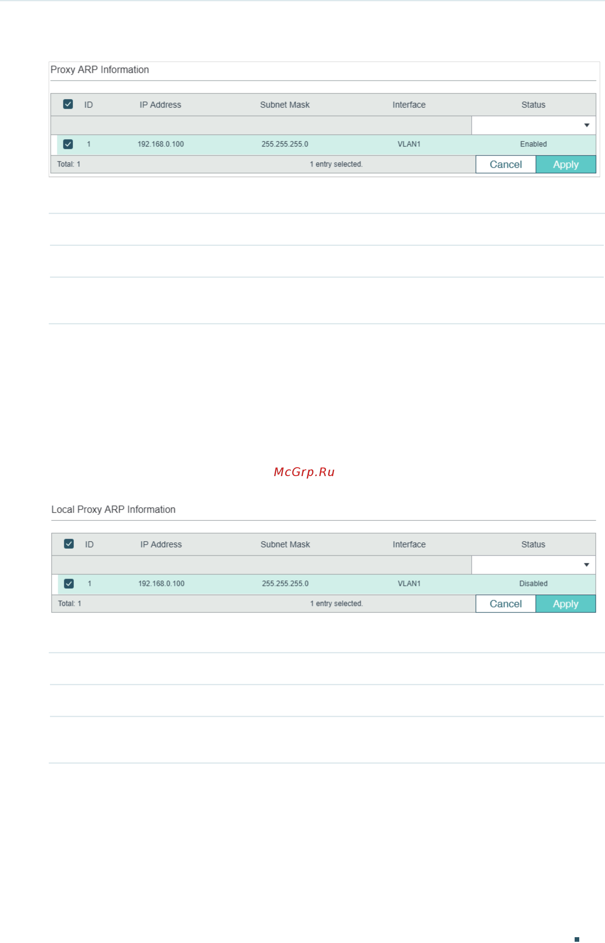 Tp-Link T1600G-52TS V4 [531/958] Configuring local proxy arp