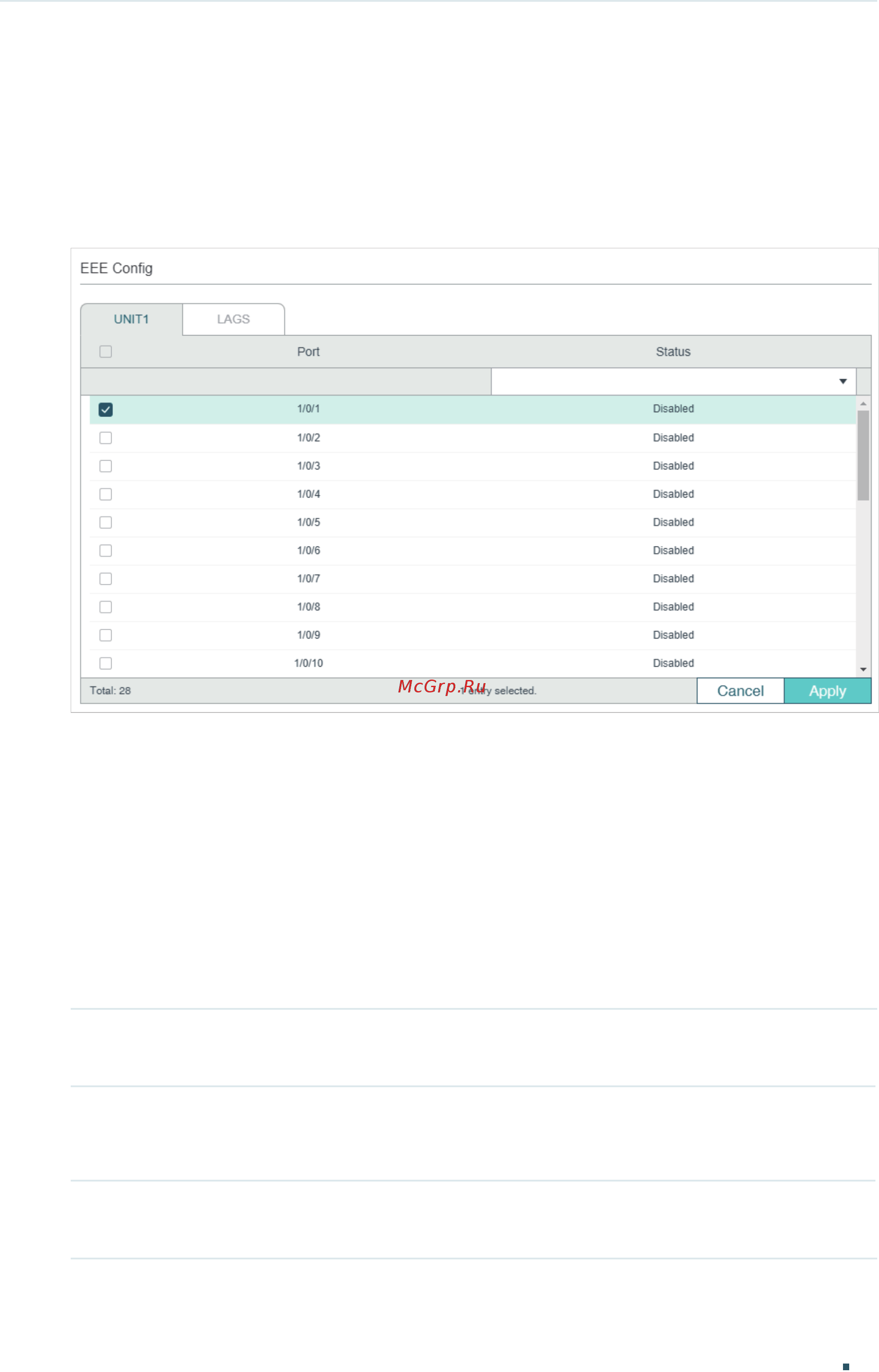 Tp-Link T1600G-28TS V3 [78/958] Eee configuration