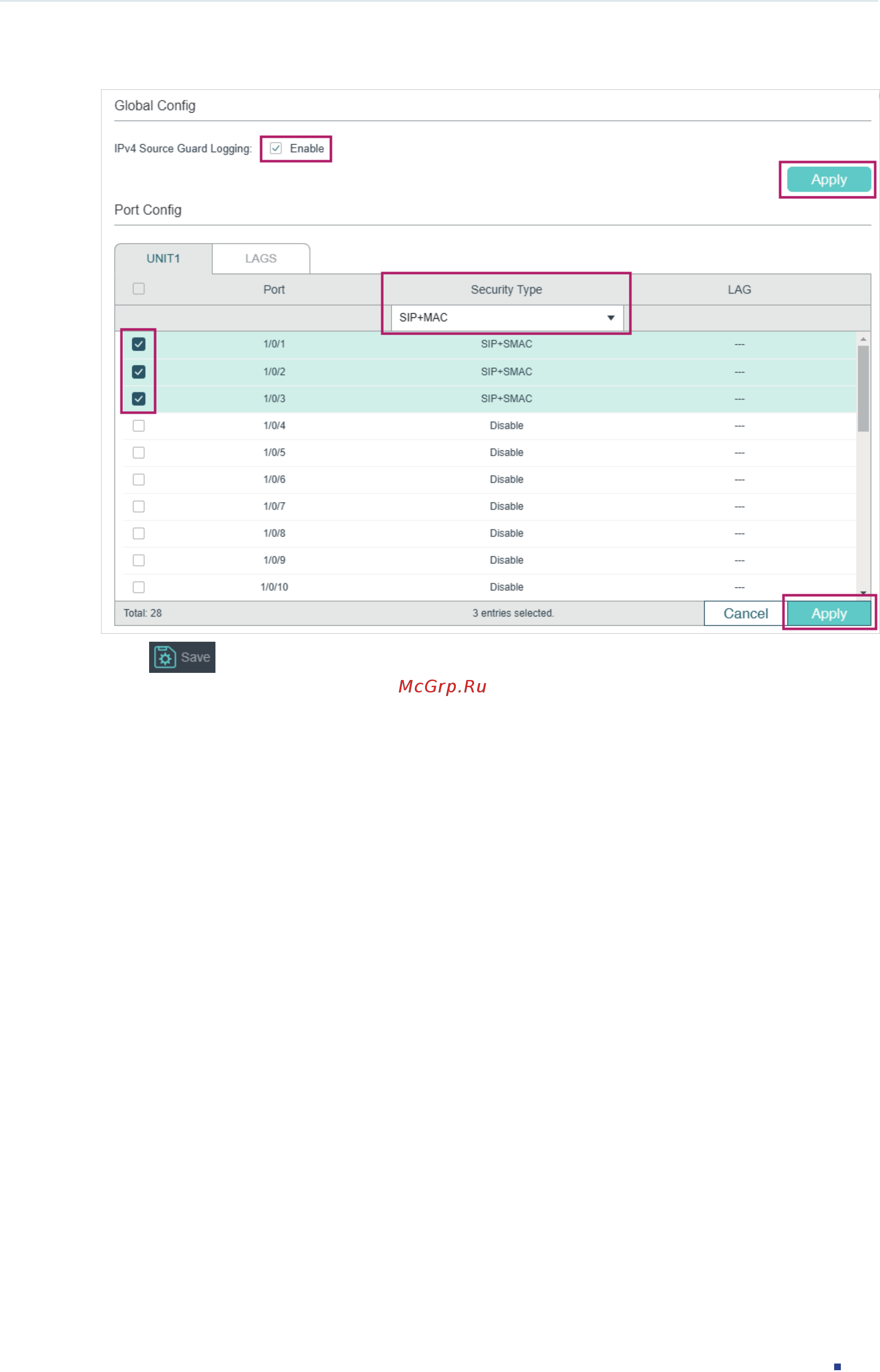 Tp-Link T1600G-52TS V4 [780/958] Using the cli