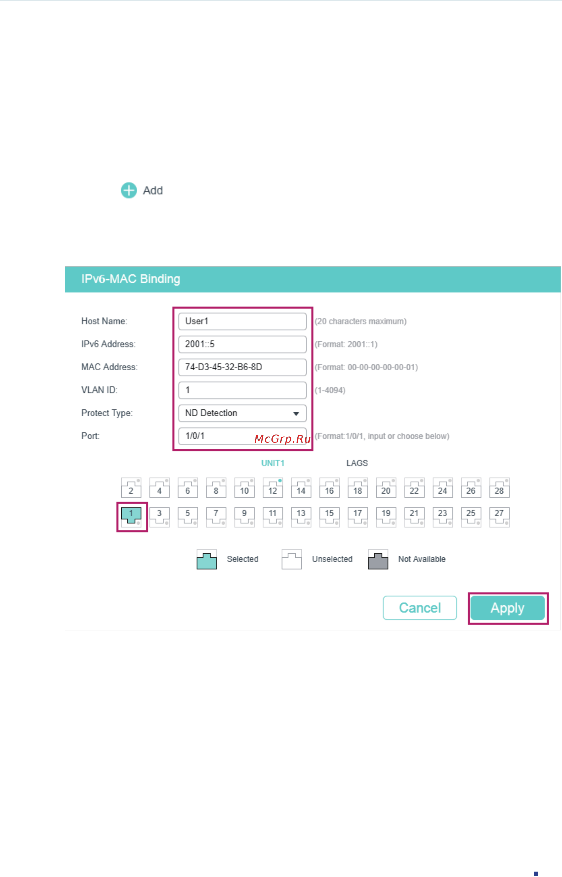 Tp-Link T1600G-52TS V4 [807/958] Using the gui