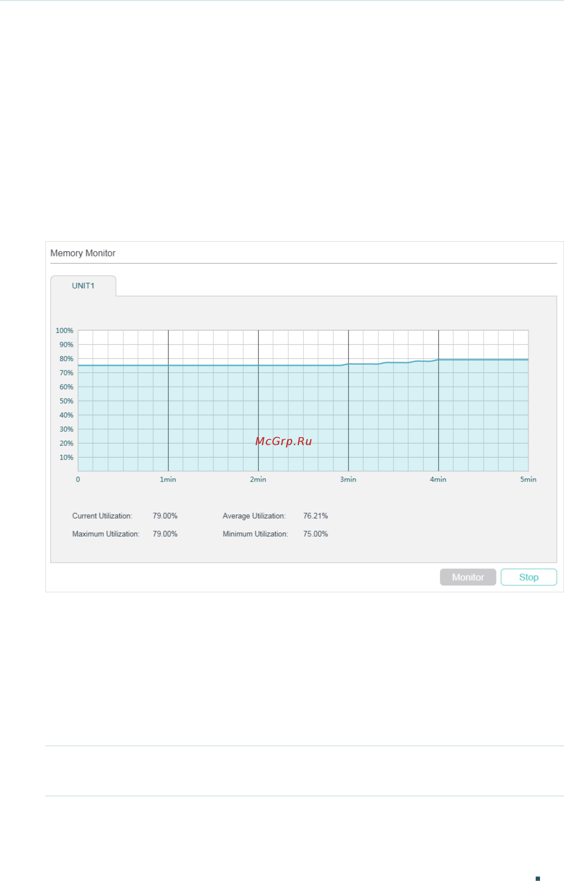 Tp-Link T1600G-52TS V4 [850/958] Monitoring the memory