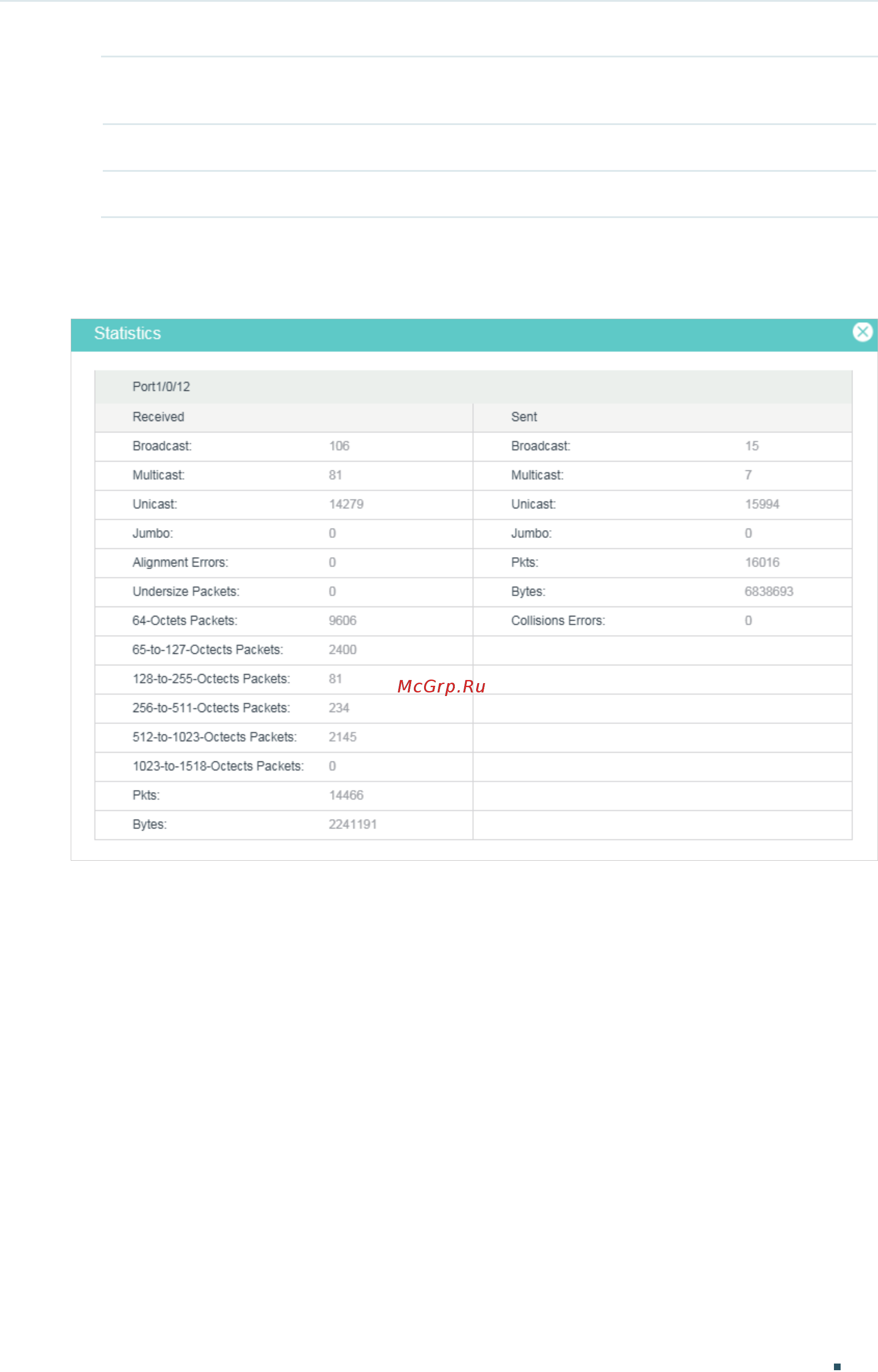 Tp-Link T1600G-52TS V4 [854/958] To view a port s traffic statistics in detail click statistics on the right side of the entry