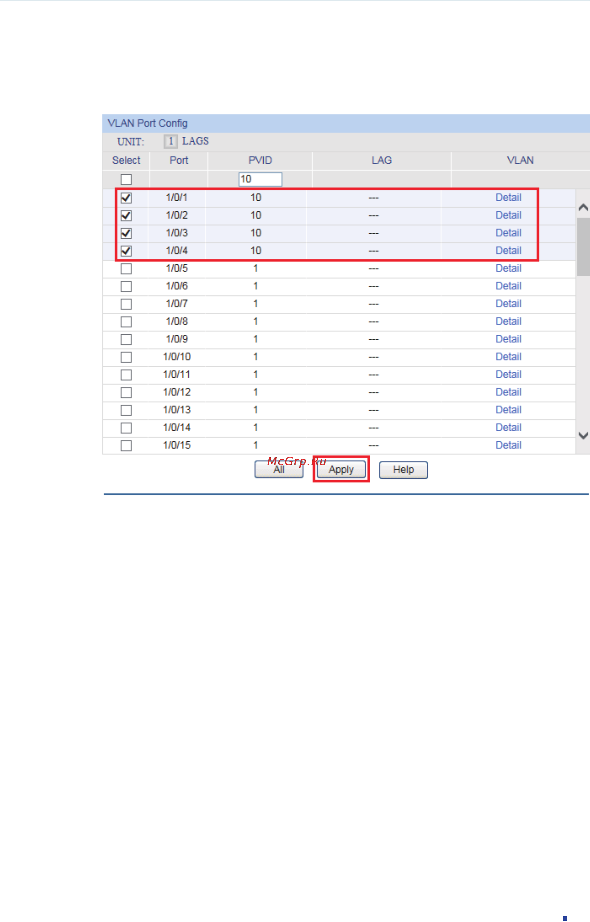 Tp-Link T1600G-52PS V1 [368/755] Port config to load the following page configure