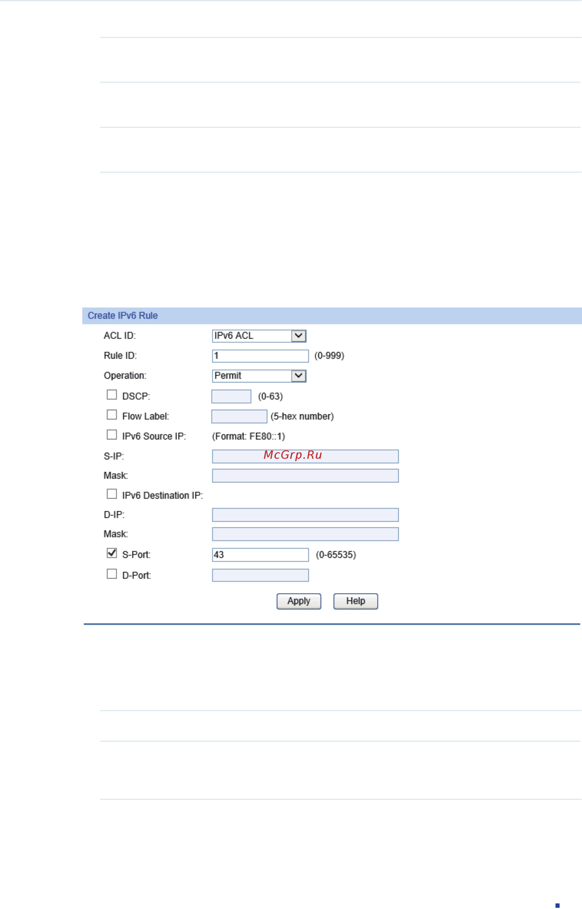 Tp-Link T1600G-52PS V1 [521/755] Configuring the ipv6 acl rule