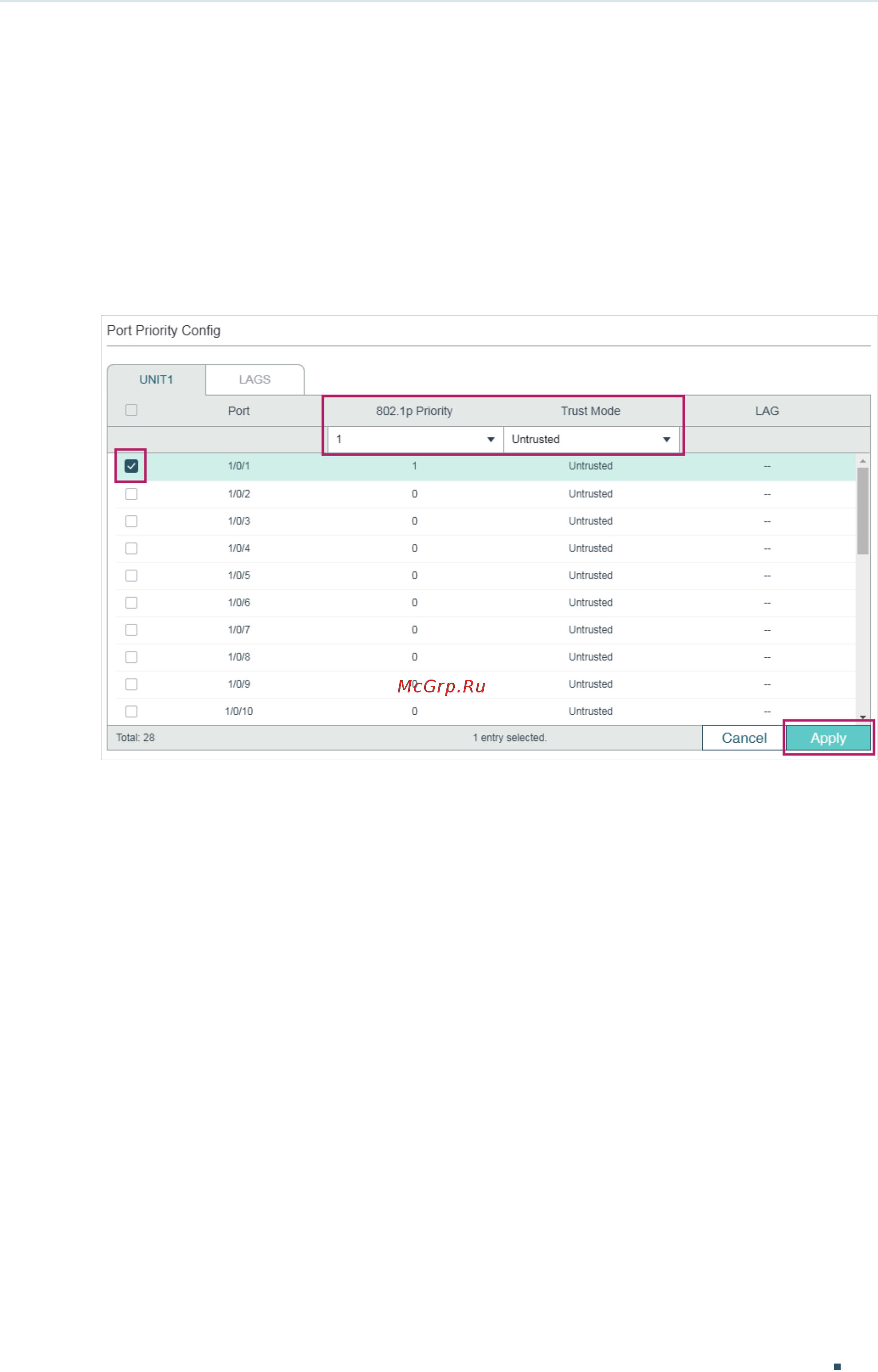 Tp-Link T1700X-16TS V3 [541/916] Using the gui
