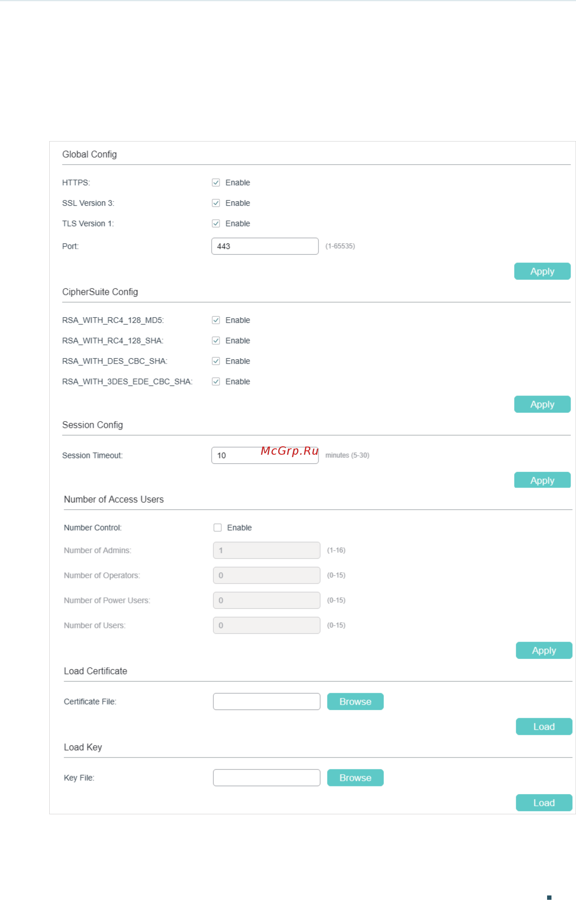 Tp-Link T1700X-16TS V3 [574/916] Configuring the https function