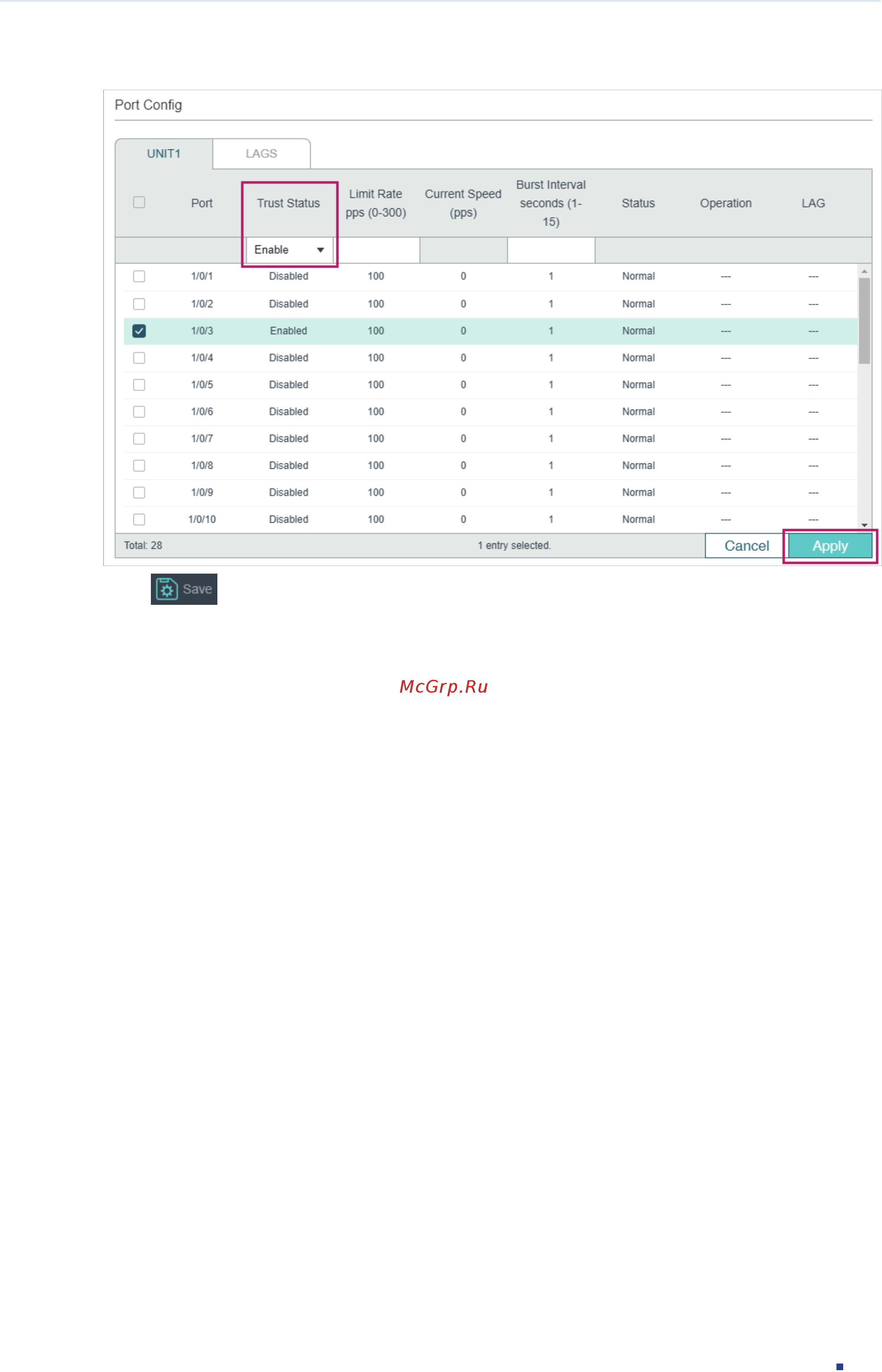 Tp-Link T1700X-16TS V3 [735/916] Using the cli