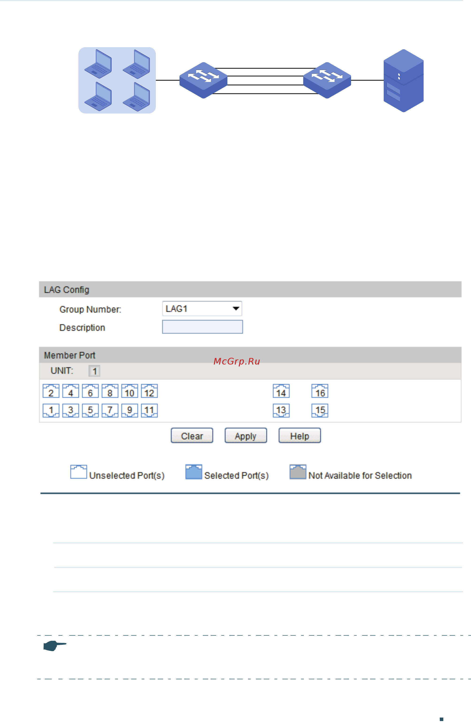 Tp-Link T1700X-16TS V2 [135/764] Configuring static lag or lacp