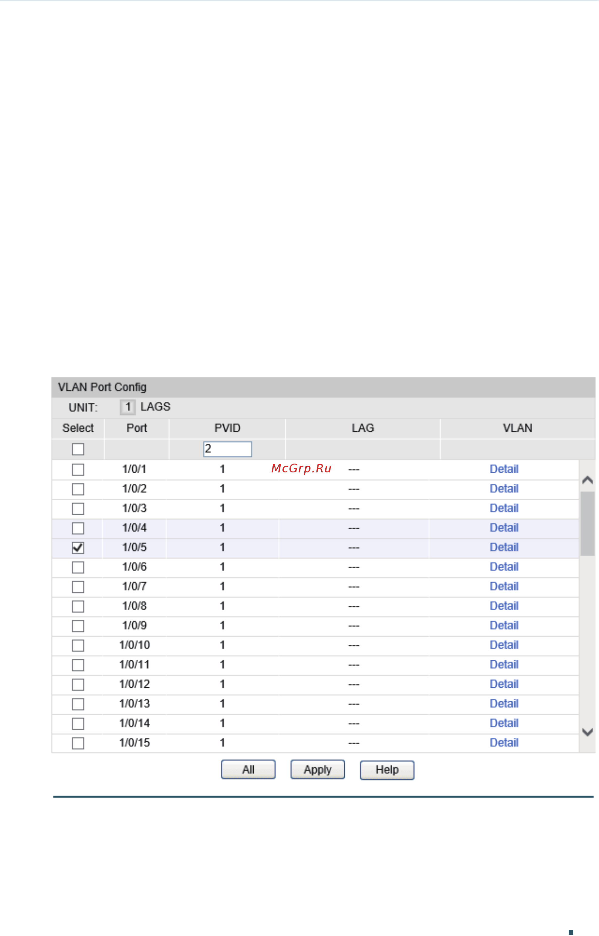 Tp-Link T1700X-16TS V2 [178/764] Q vlan configuration