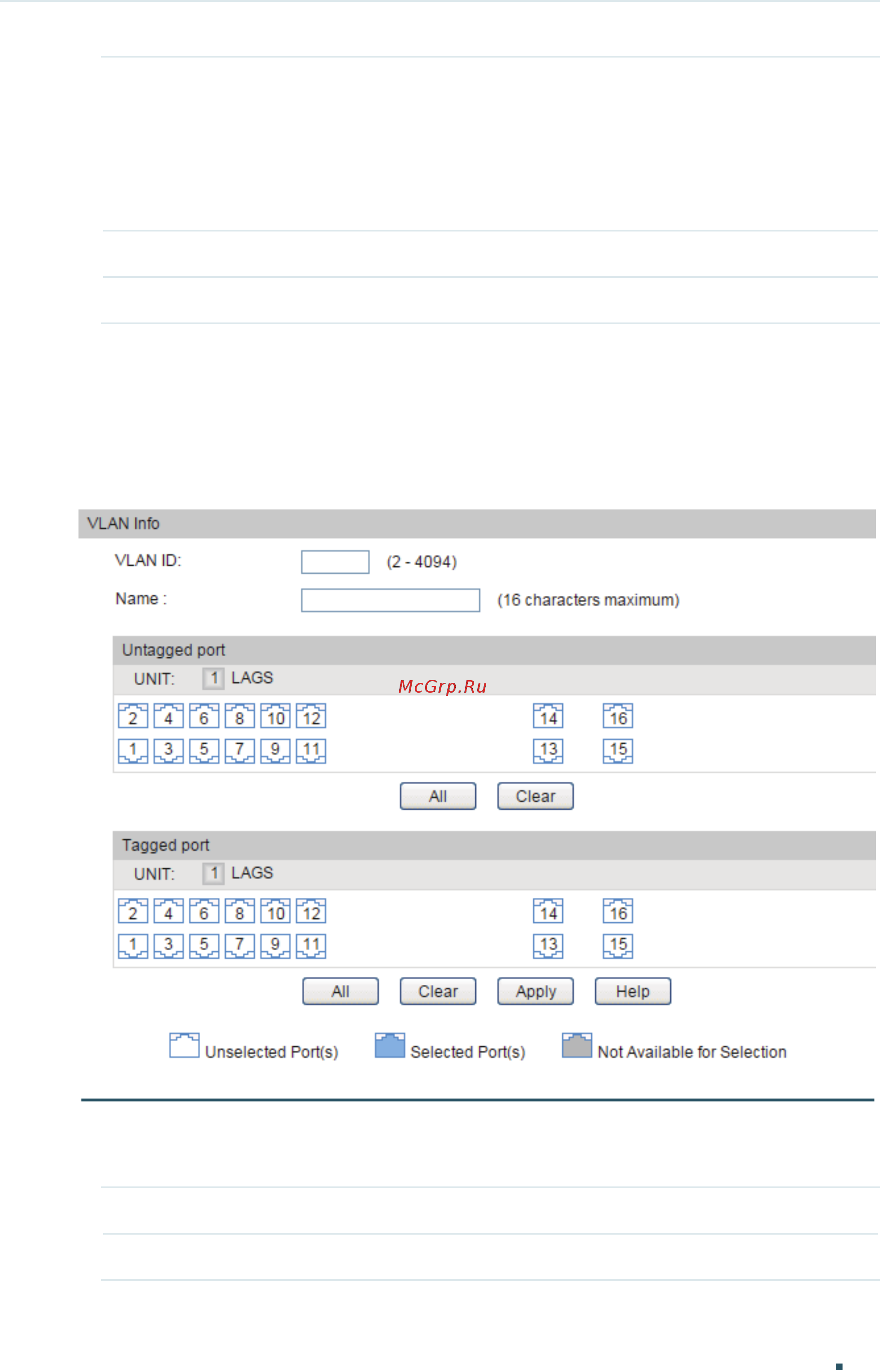 Tp-Link T1700X-16TS V2 [179/764] Enter a vlan id and a description for identification to create a vlan