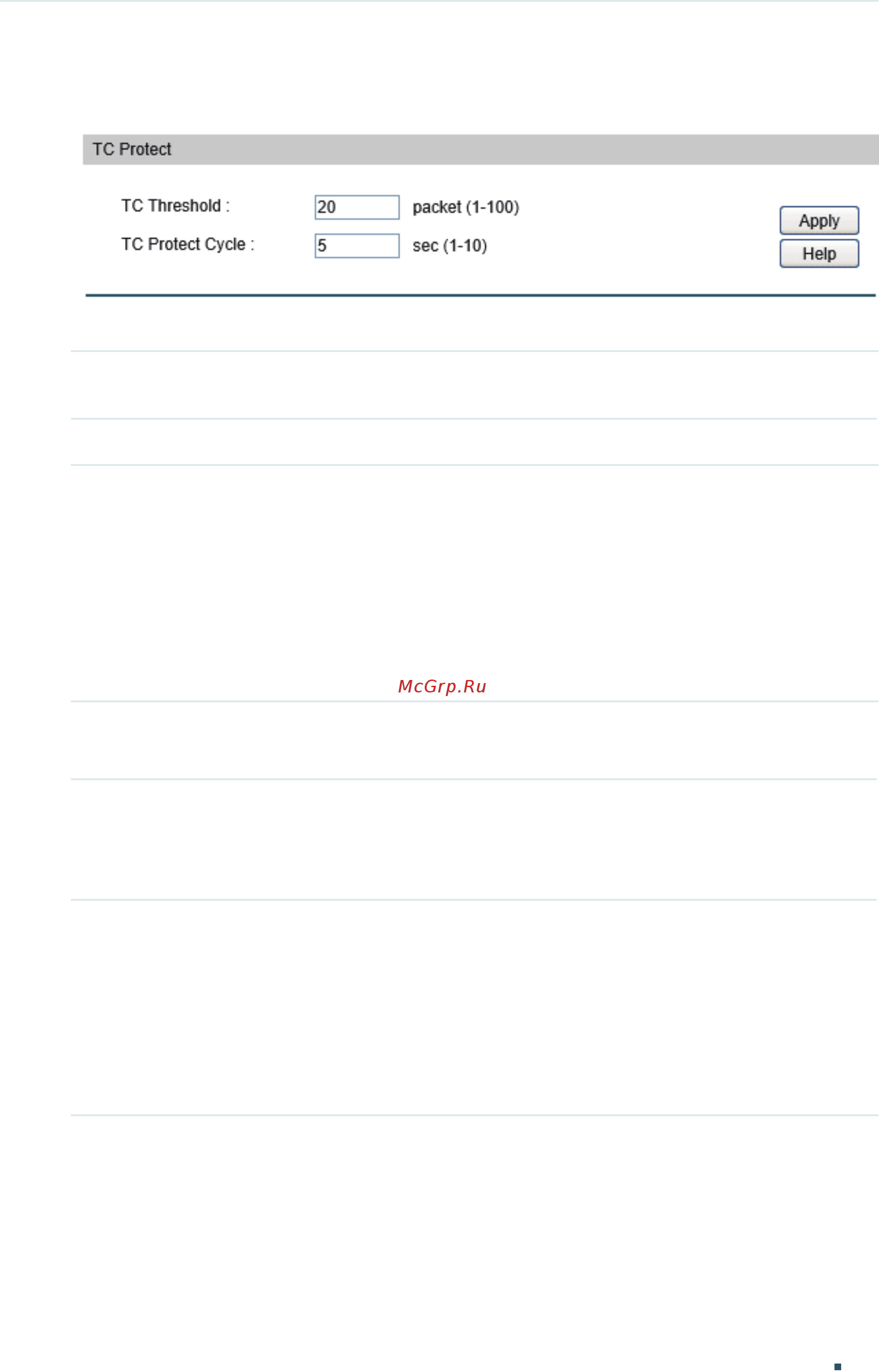 Tp-Link T1700X-16TS V2 [284/764] Tc protect to load the following page