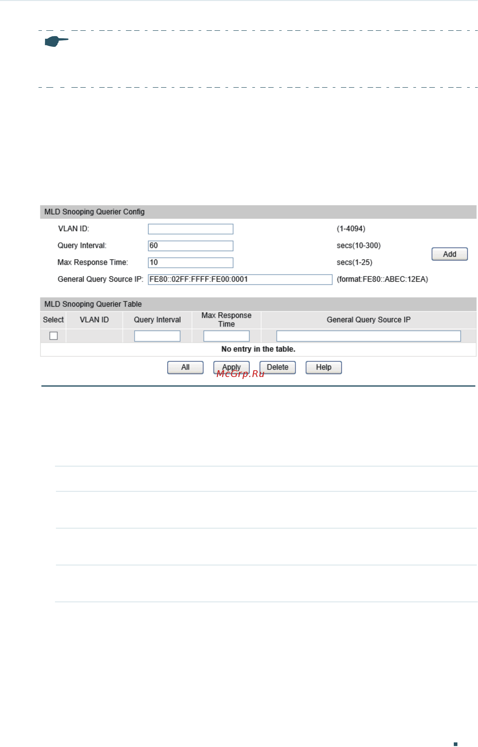 Tp-Link T1700X-16TS V2 [358/764] Viewing settings of mld querier