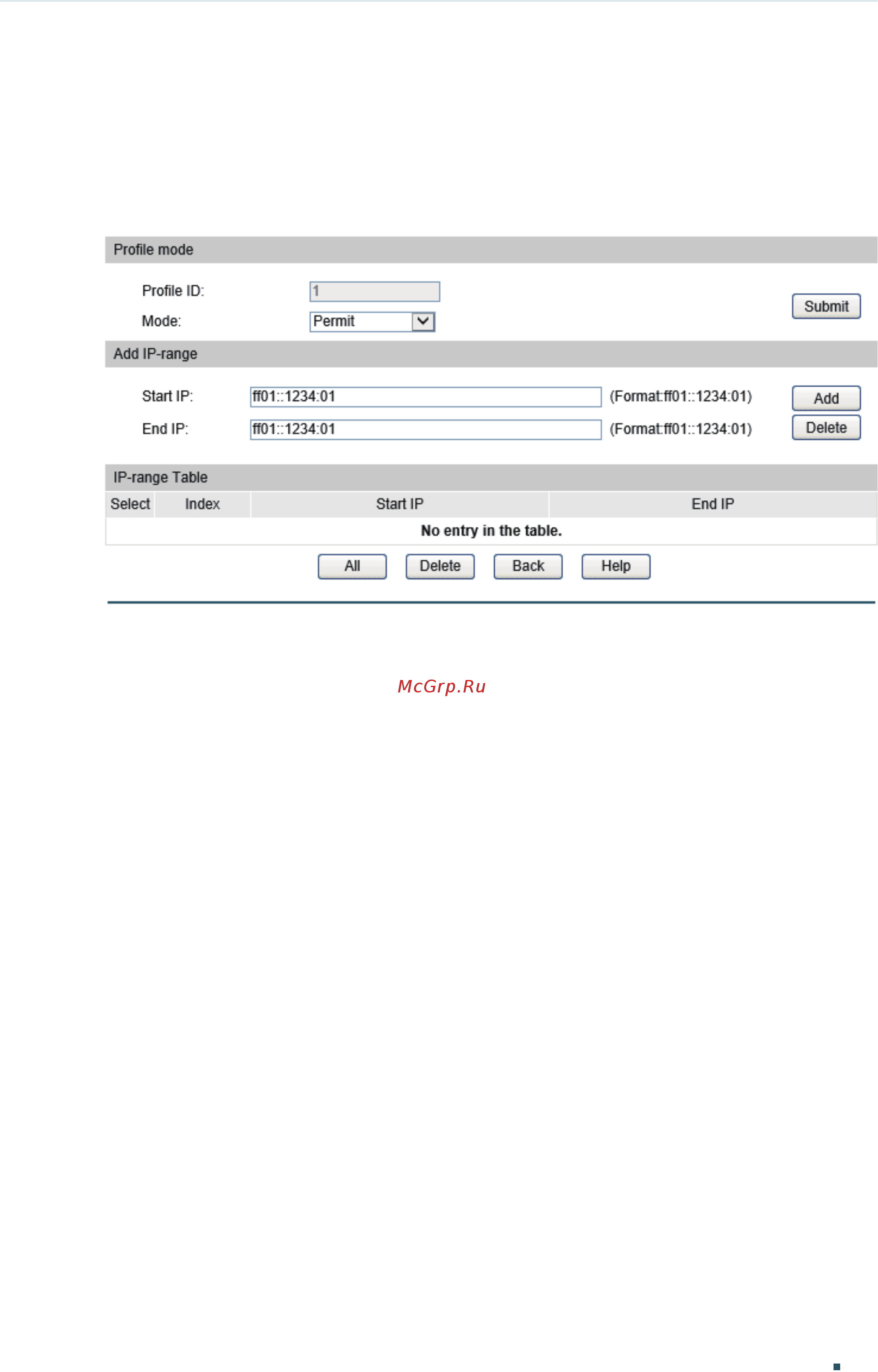 Tp-Link T1700X-16TS V2 [360/764] Binding profile and member ports