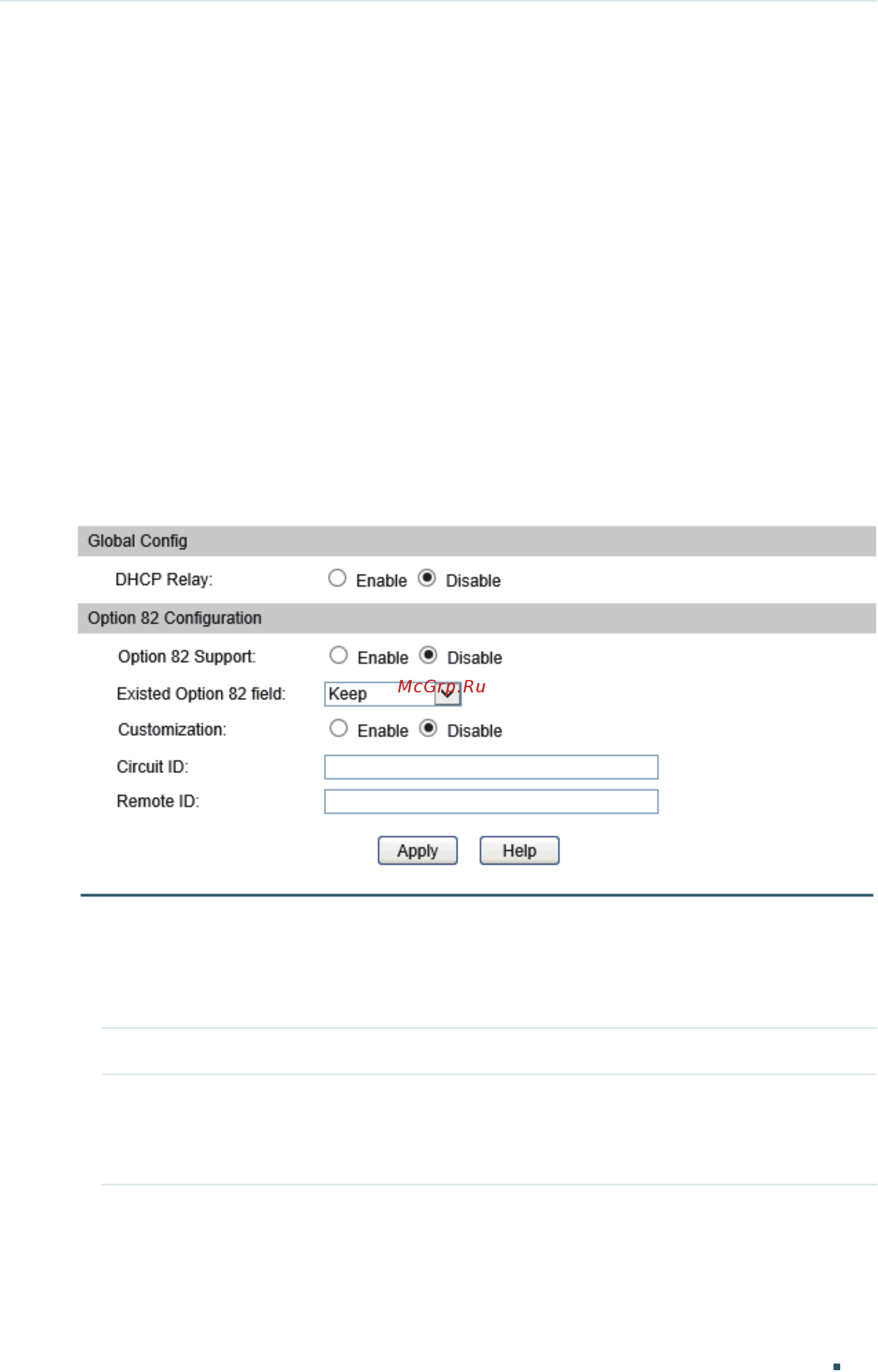 Tp-Link T1700X-16TS V2 [452/764] Dhcp relay configuration