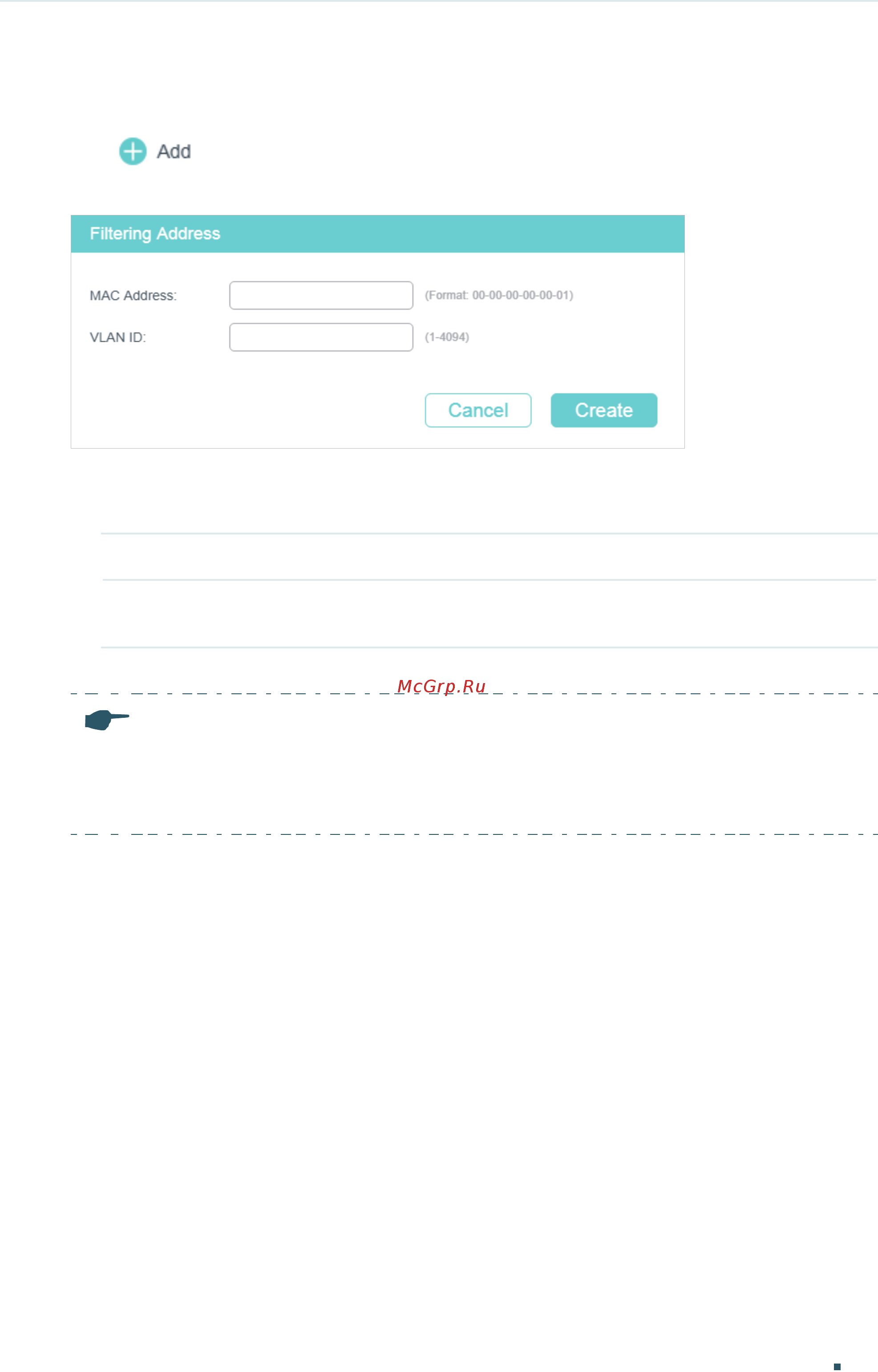 Tp-Link T1700G-28TQ V3 [162/930] Adding mac filtering address entries