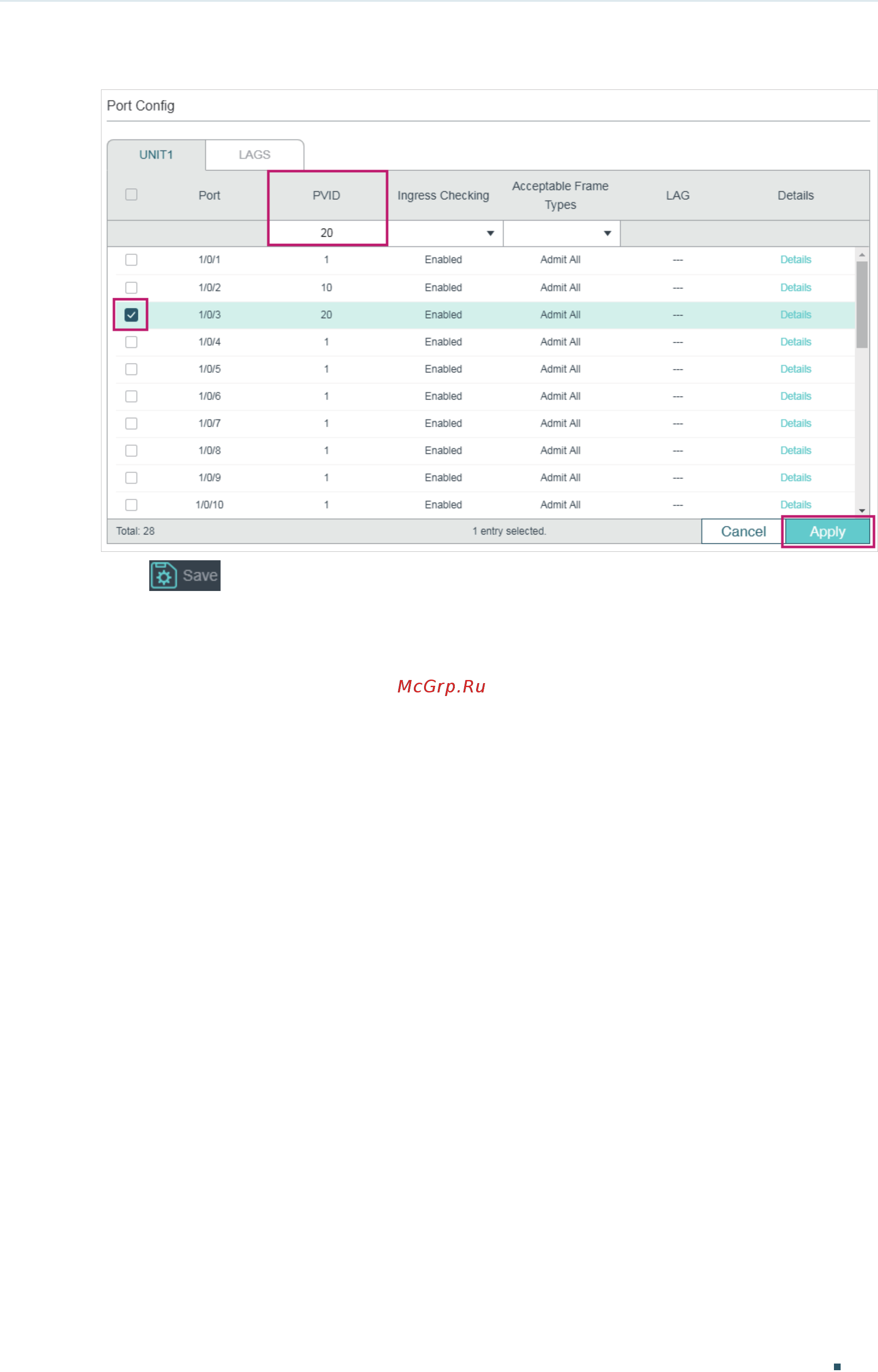 Tp-Link T1700G-28TQ V3 [181/930] Using the cli