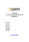 Owon TDS8304 Инструкция по эксплуатации(ENG)