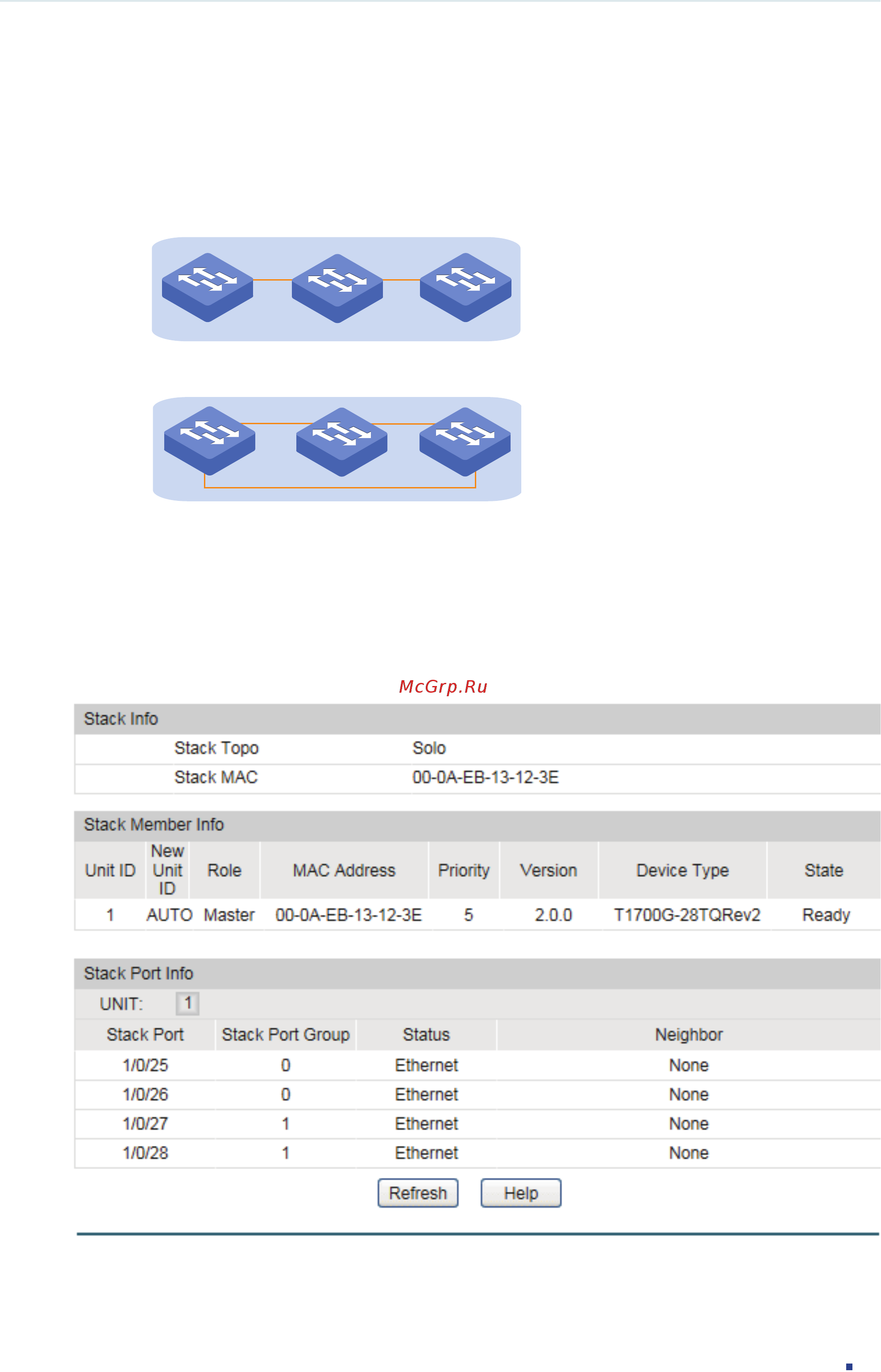Tp-Link T1700G-28TQ V2 [107/772] Viewing the stack information