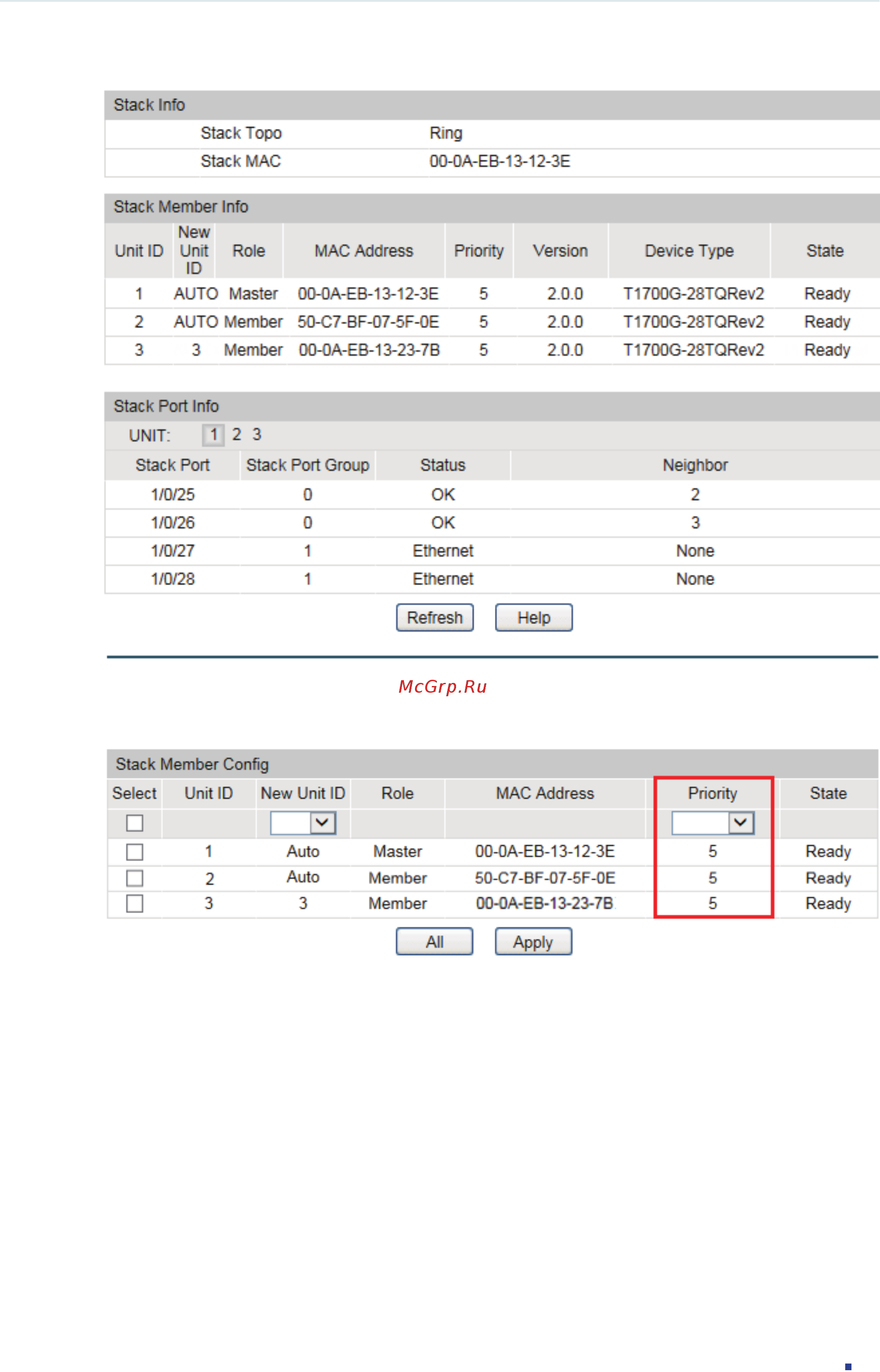 Tp-Link T1700G-28TQ V2 [120/772] Using the cli