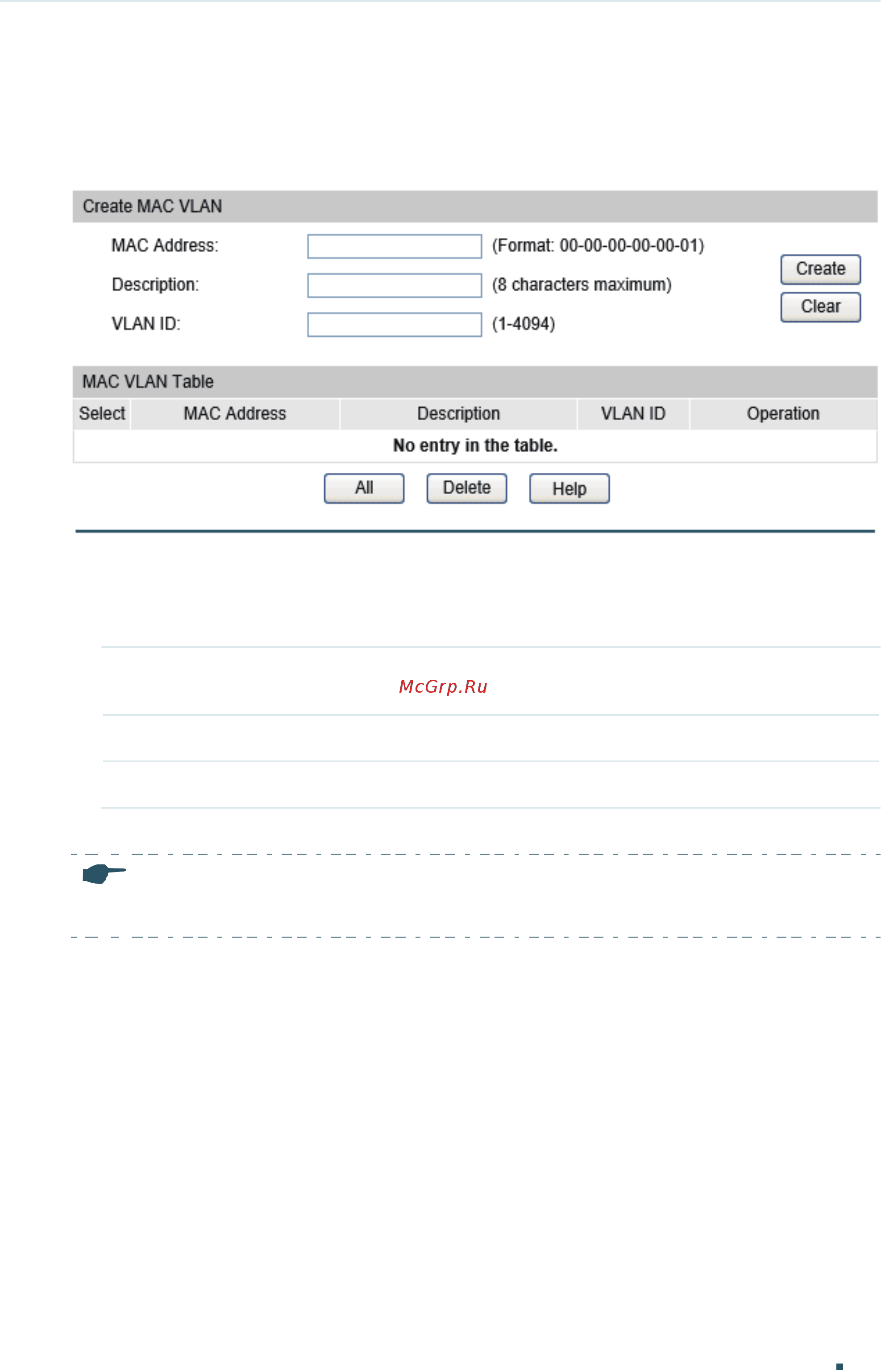 Tp-Link T1700G-28TQ V2 [217/772] Mac vlan to load the following page