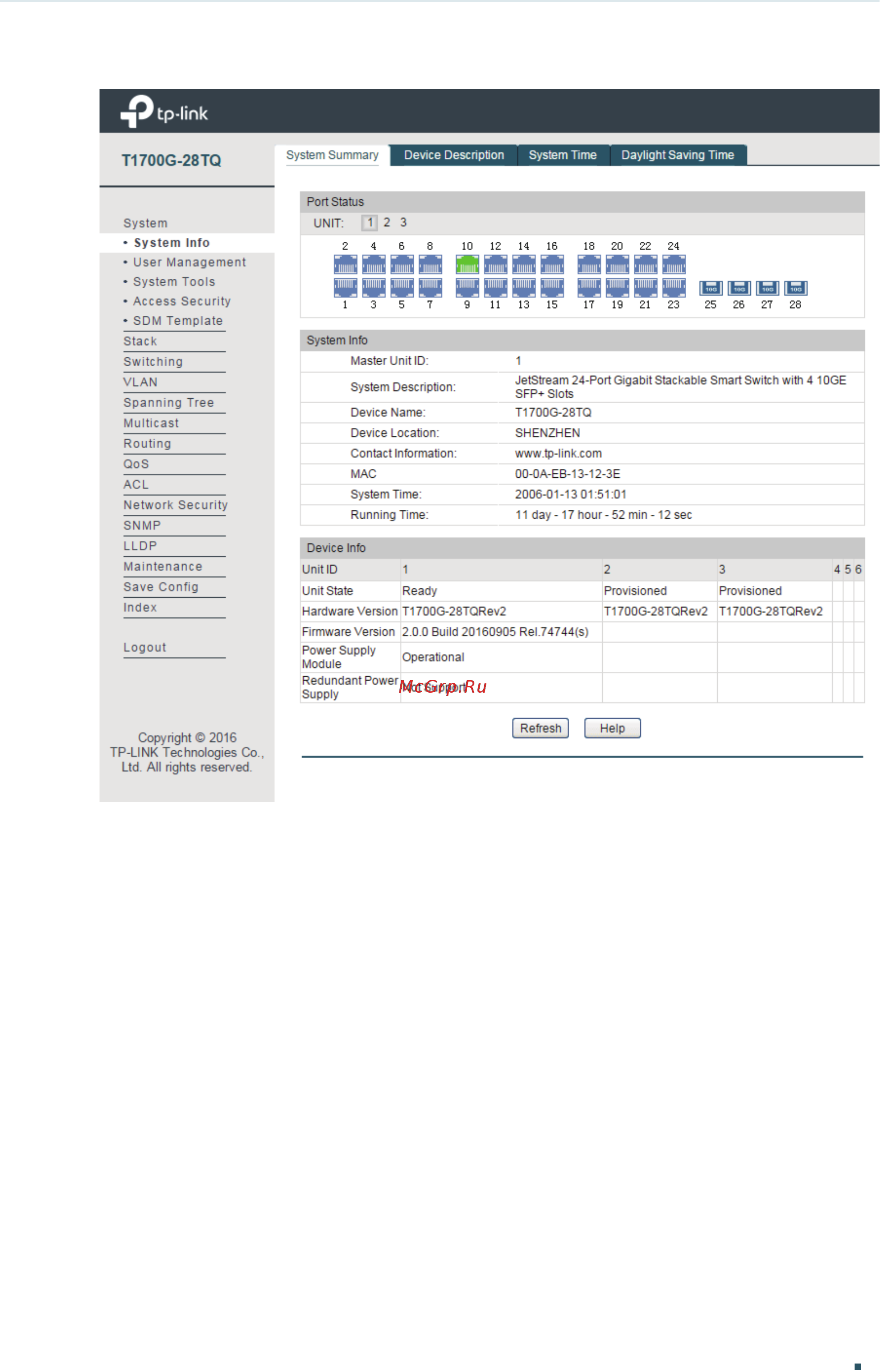 Tp-Link T1700G-28TQ V2 [31/772] Save config function