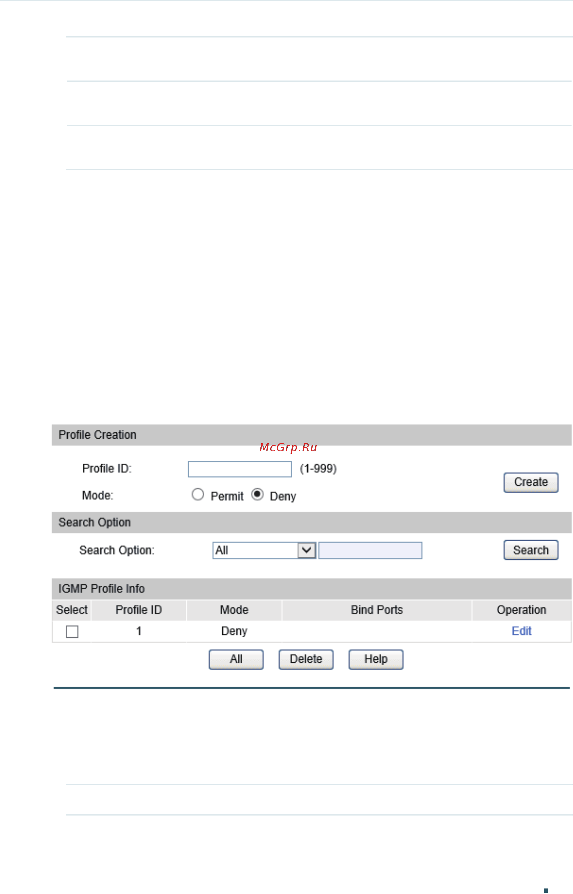 Tp-Link T1700G-28TQ V2 [326/772] Configuring igmp profile