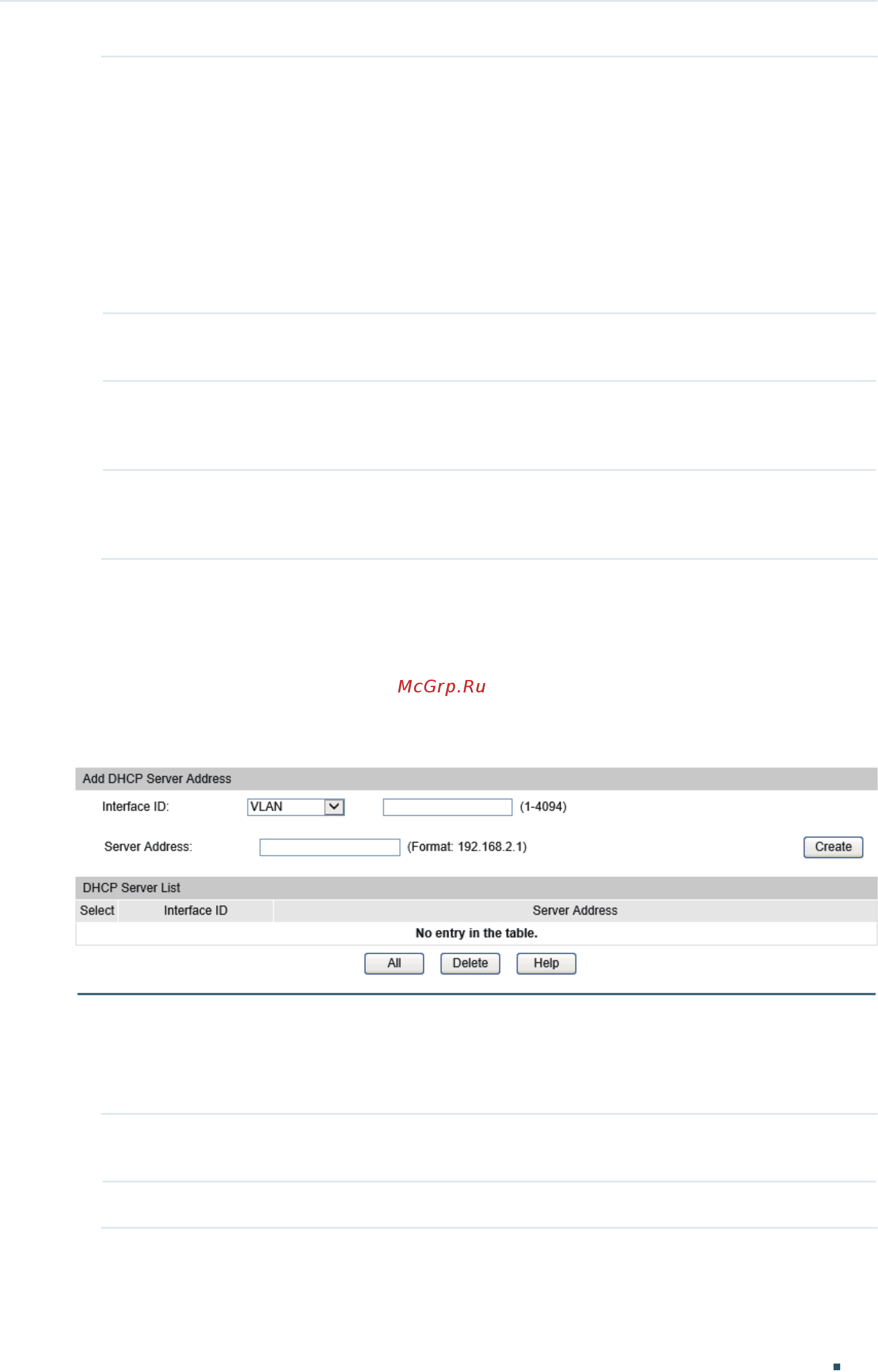 Tp-Link T1700G-28TQ V2 [454/772] Specifying dhcp server for the interface