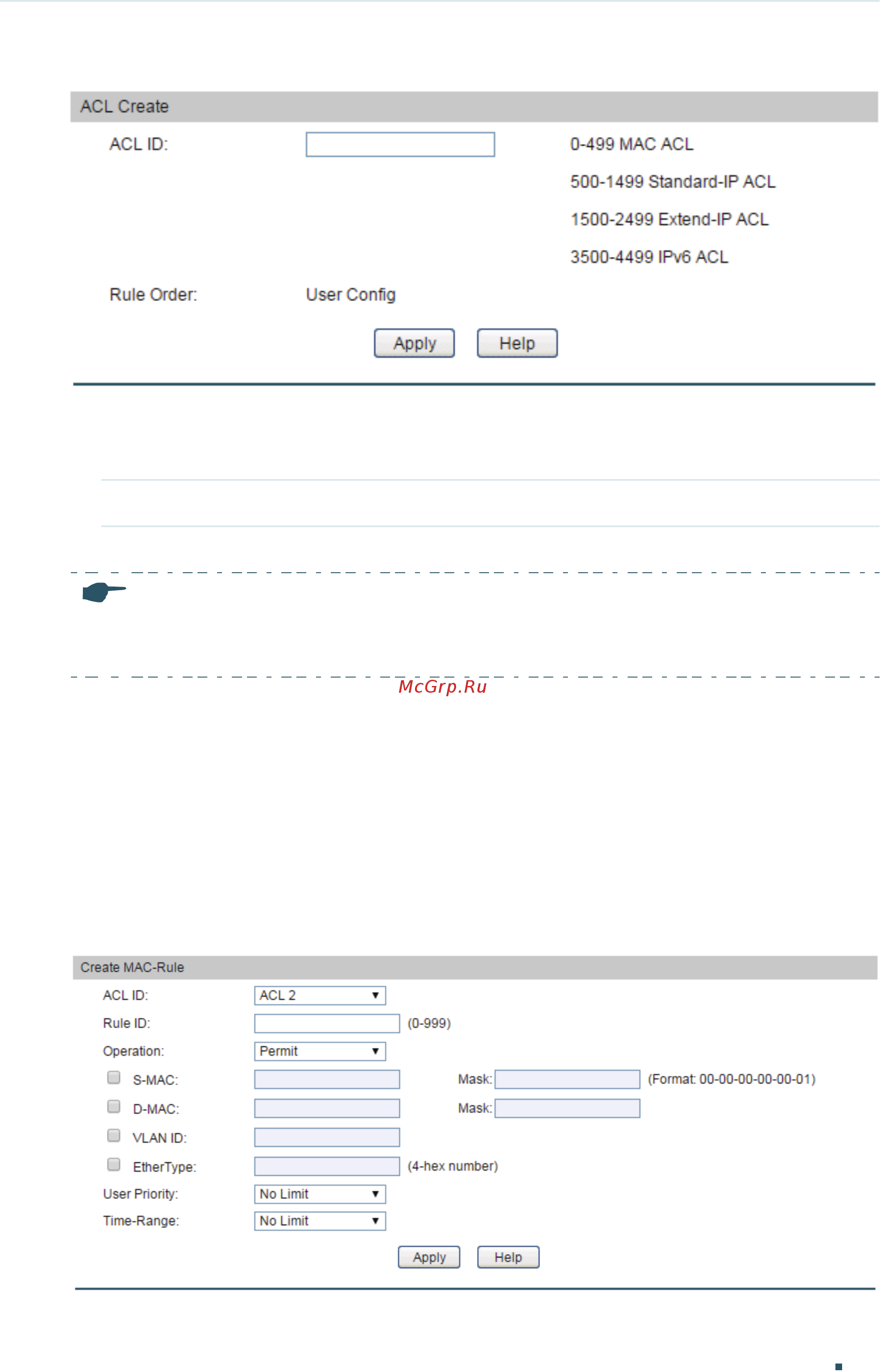 Tp-Link T1700G-28TQ V2 [539/772] Configuring the mac acl rule
