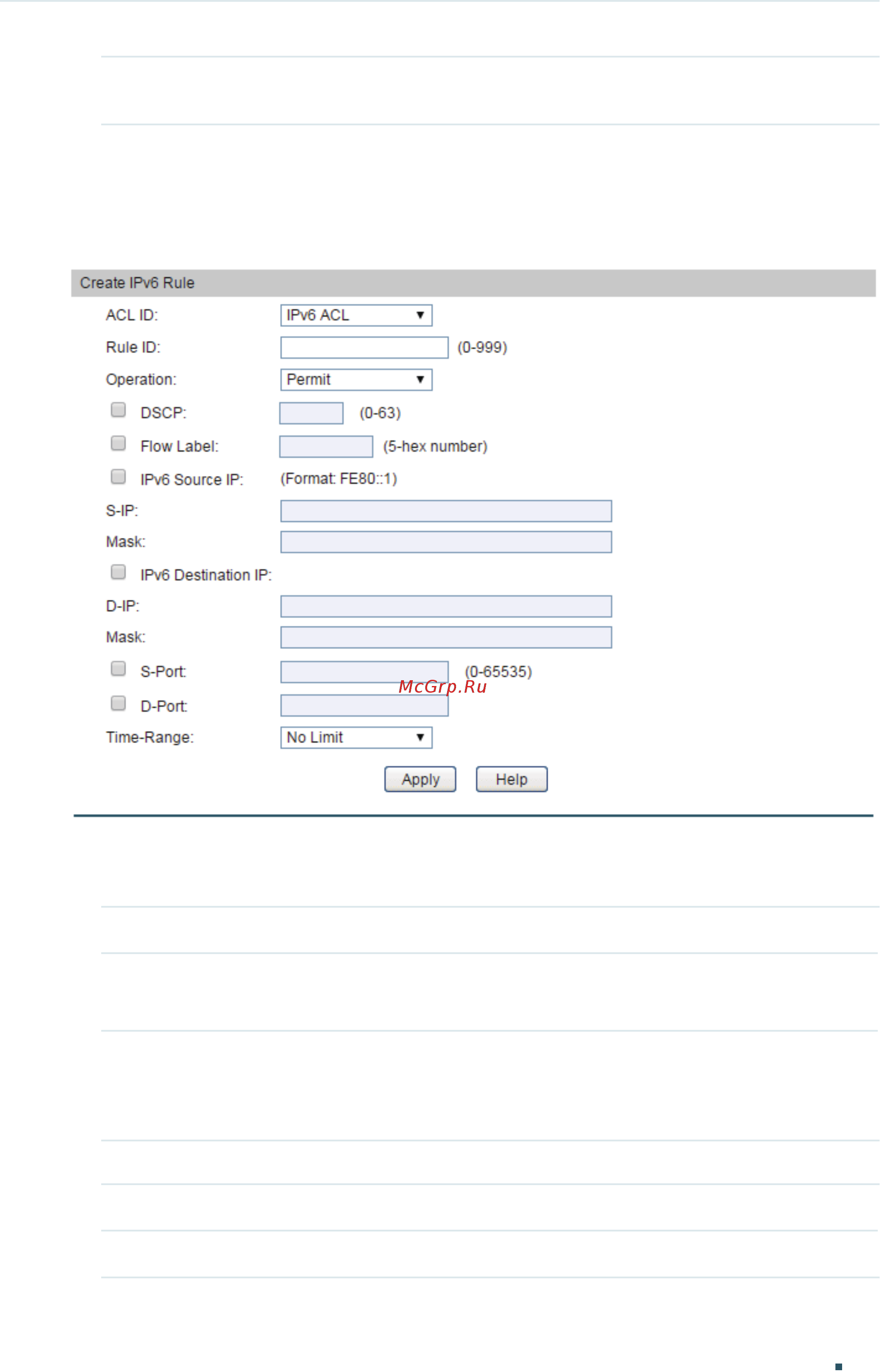 Tp-Link T1700G-28TQ V2 [543/772] Define the rule s packet matching criteria