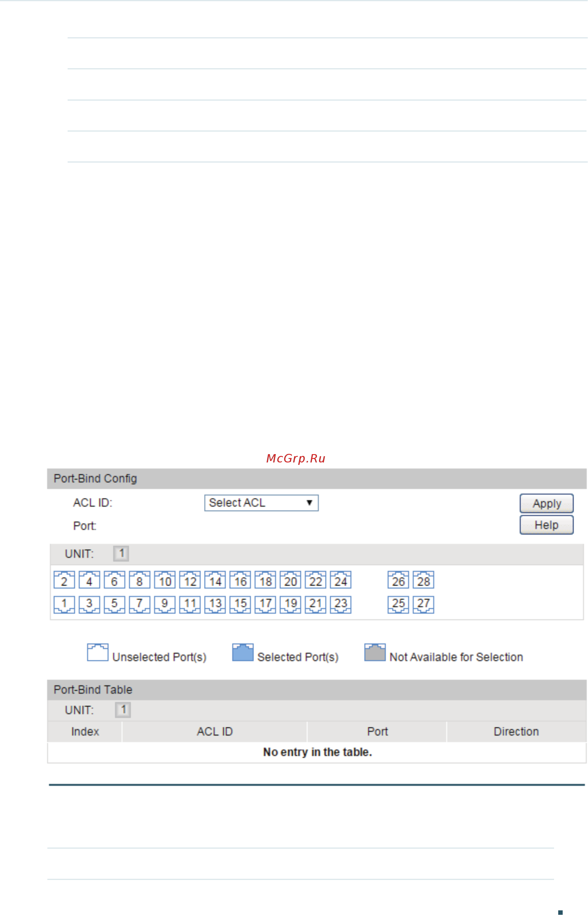 Tp-Link T1700G-28TQ V2 [547/772] Binding the acl to a port