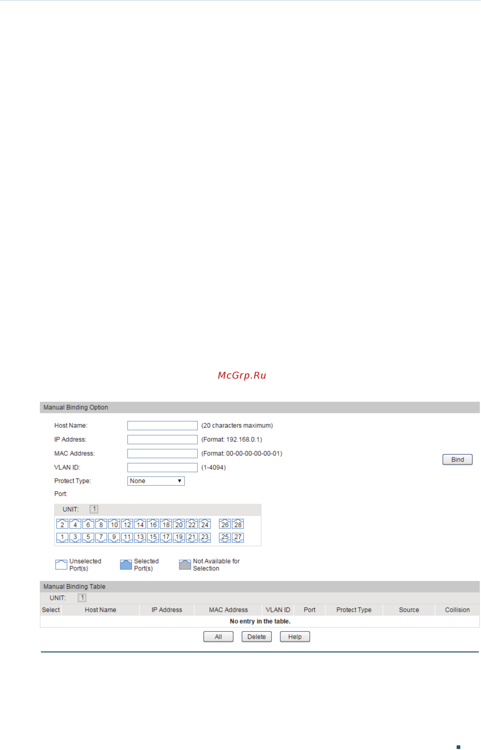Tp-Link T1700G-28TQ V2 [577/772] Ip mac binding configurations