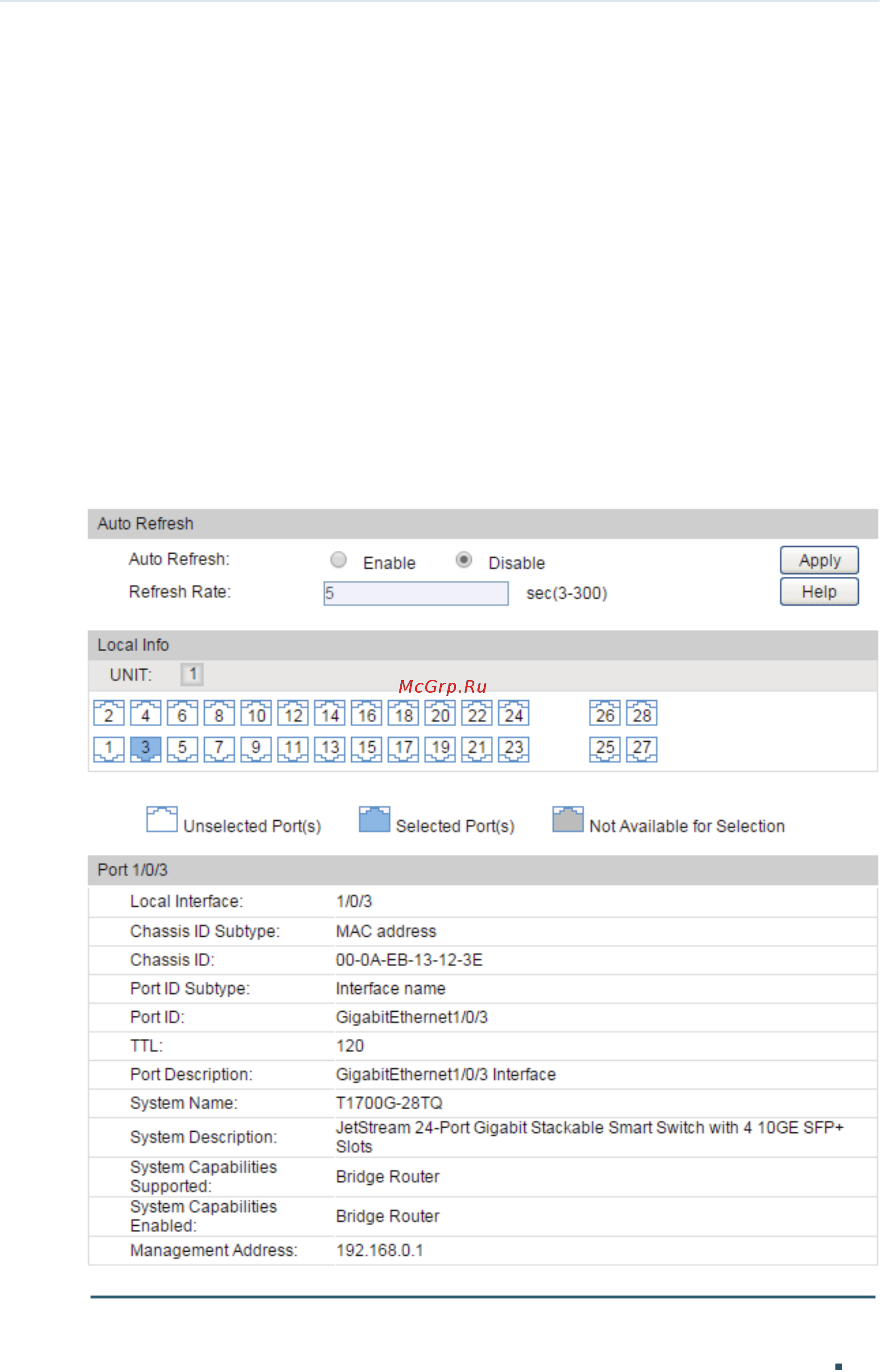 Tp-Link T1700G-28TQ V2 [673/772] Viewing lldp settings