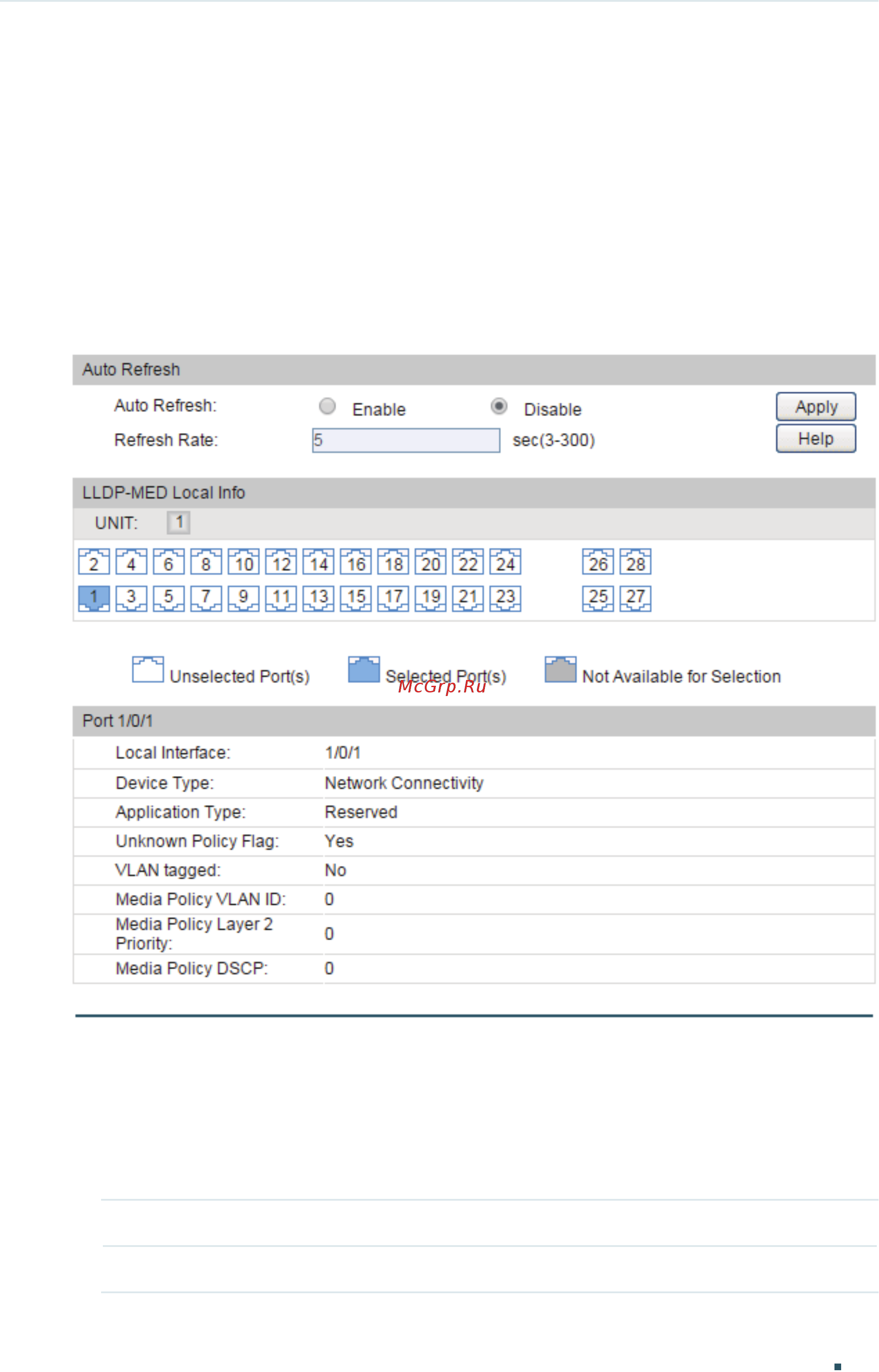 Tp-Link T1700G-28TQ V2 [678/772] Viewing lldp med settings