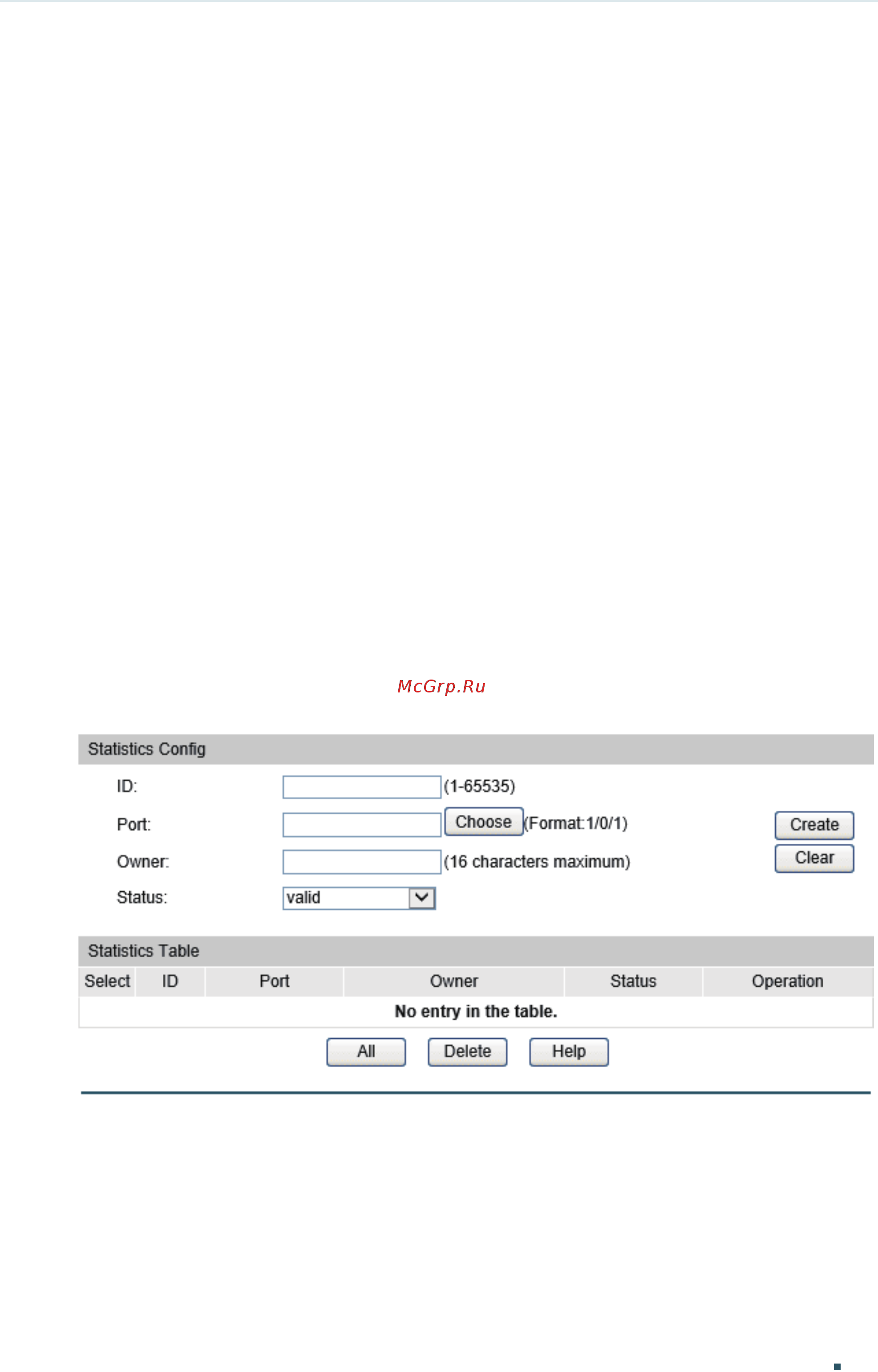 Tp-Link T1700G-28TQ V2 [746/772] Configuring statistics