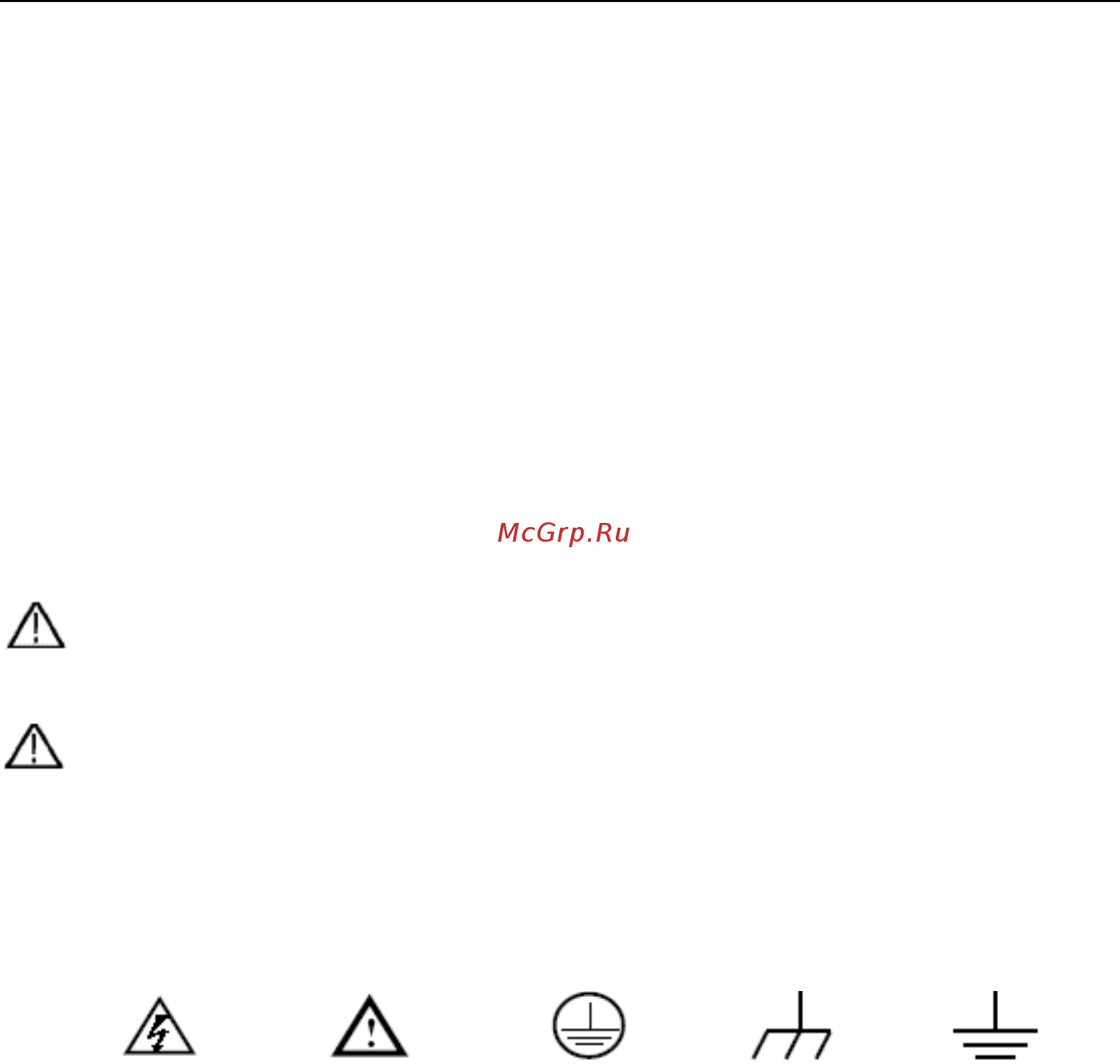 Owon HDS1022M [10/72] These symbols may appear in this manual or on the instrument